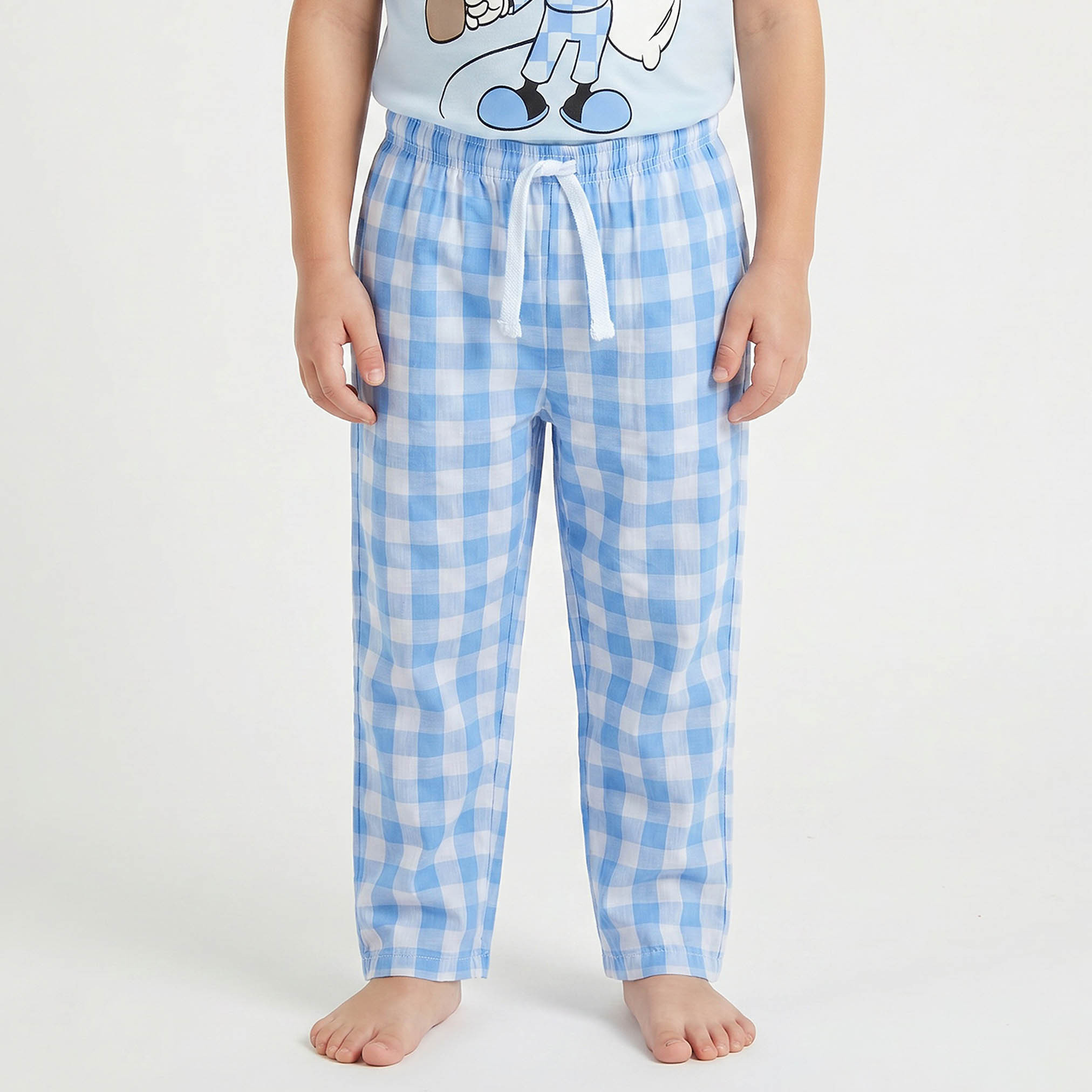 Disney Cotton Crew Neck Short Sleeves Pyjama Set with Mickey Mouse Print-boys-clothing-nightwear-image-4