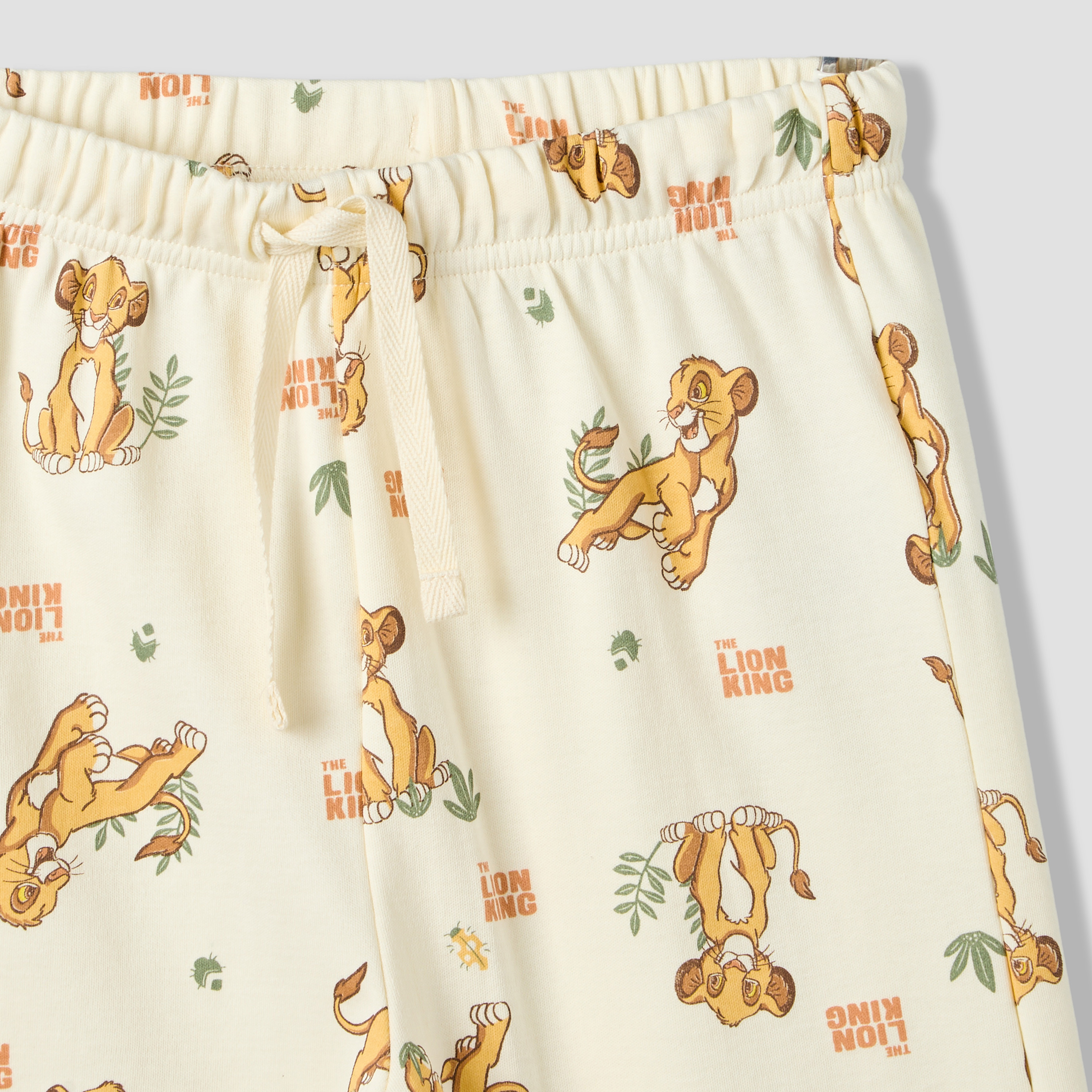 Disney Cotton Collared Long Sleeve Pyjama Set with The Lion King Print-boys-clothing-nightwear-image-8