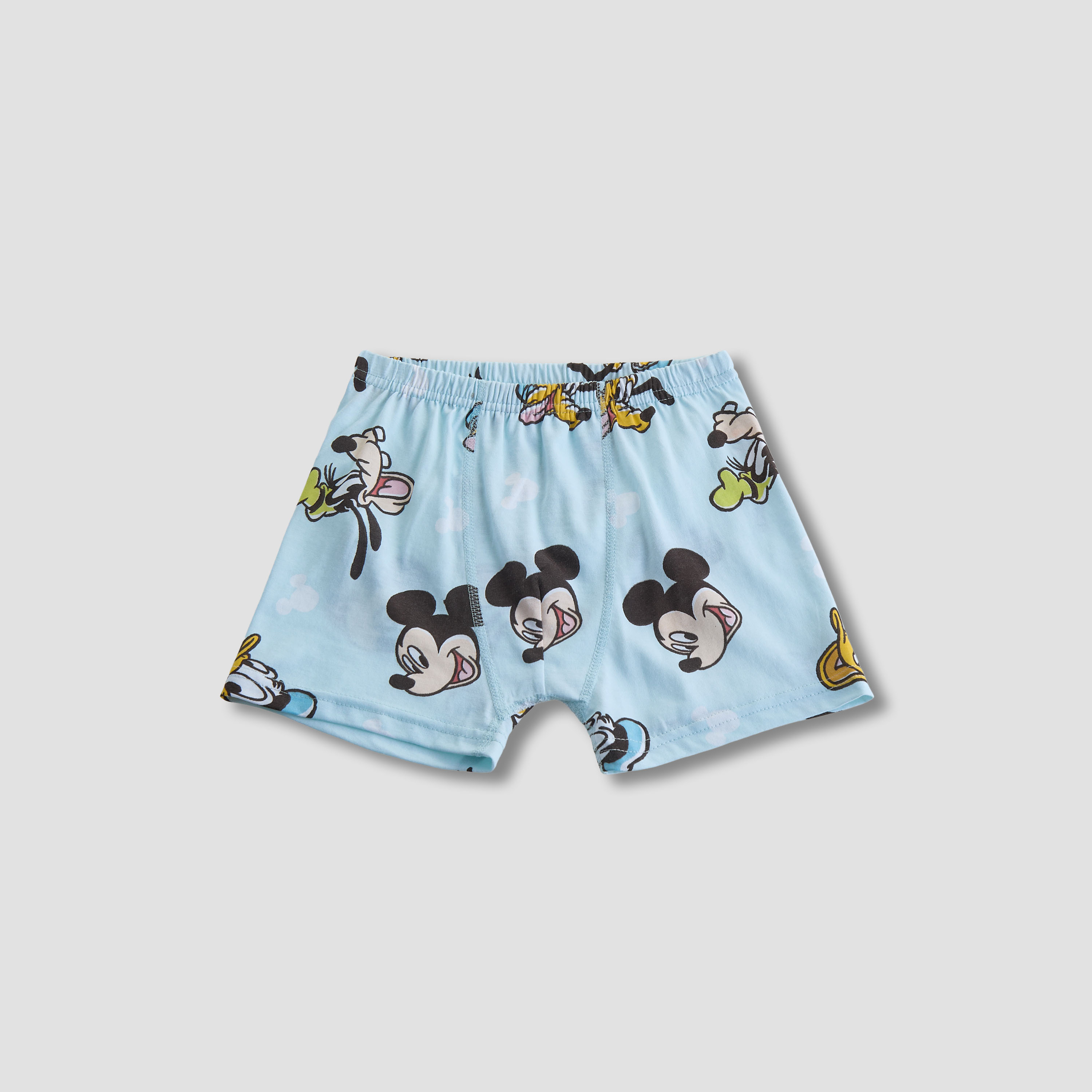 Pack of 3 Disney Cotton Boxers with Mickey Mouse Print-boys-clothing-innerwear-boxersandbriefs-image-4
