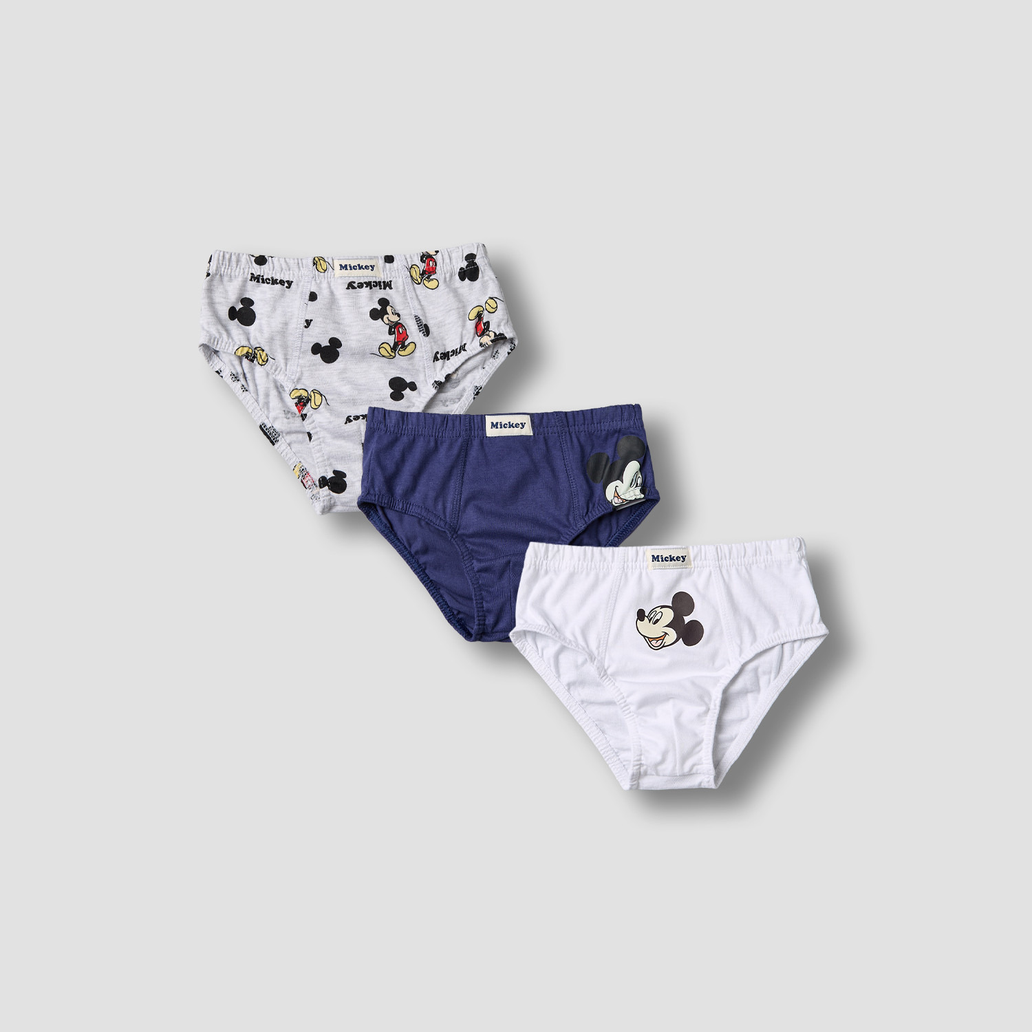 طقم سراويل داخلية قطن بطبعات ميكي ماوس من 3 قطع من ديزني-baby-boys-clothing-innerwear-image-1