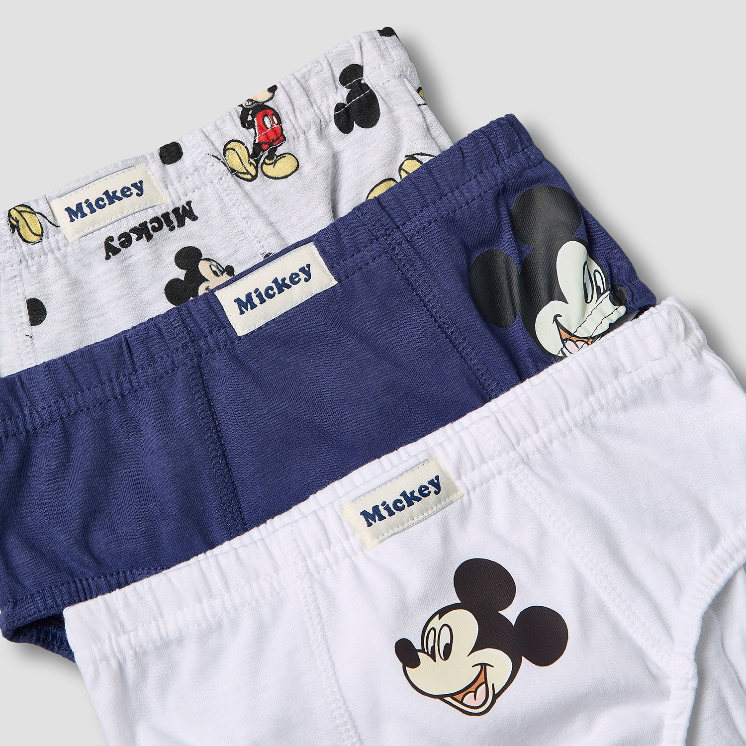 طقم سراويل داخلية قطن بطبعات ميكي ماوس من 3 قطع من ديزني-baby-boys-clothing-innerwear-image-5
