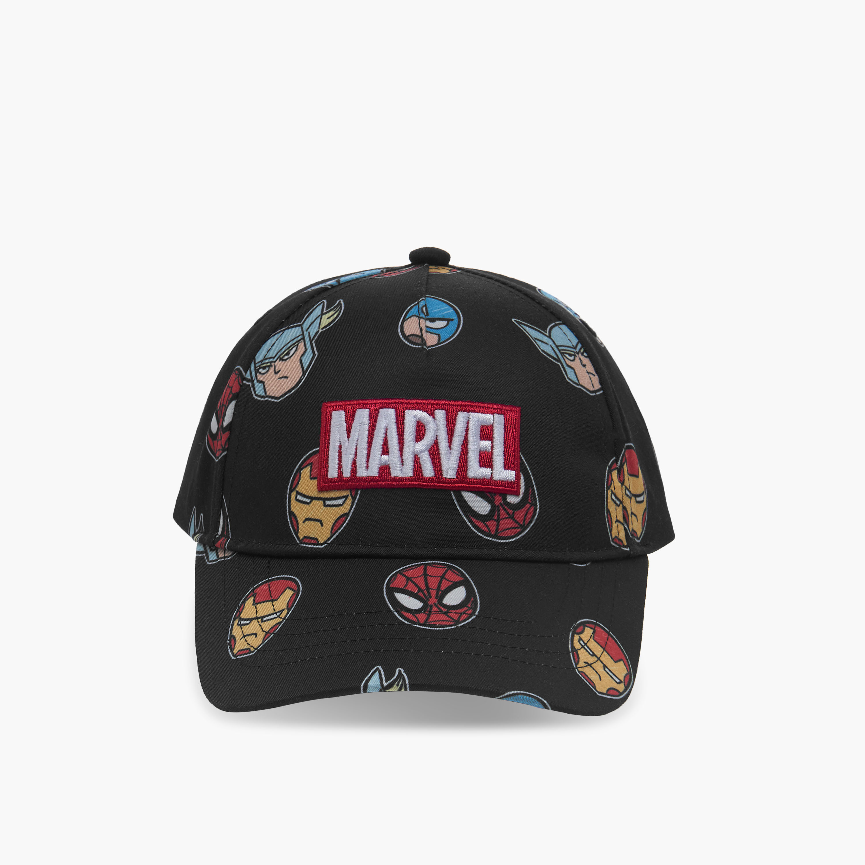 Cap with Avengers Print-baby-boys-accessories-caps-image-1