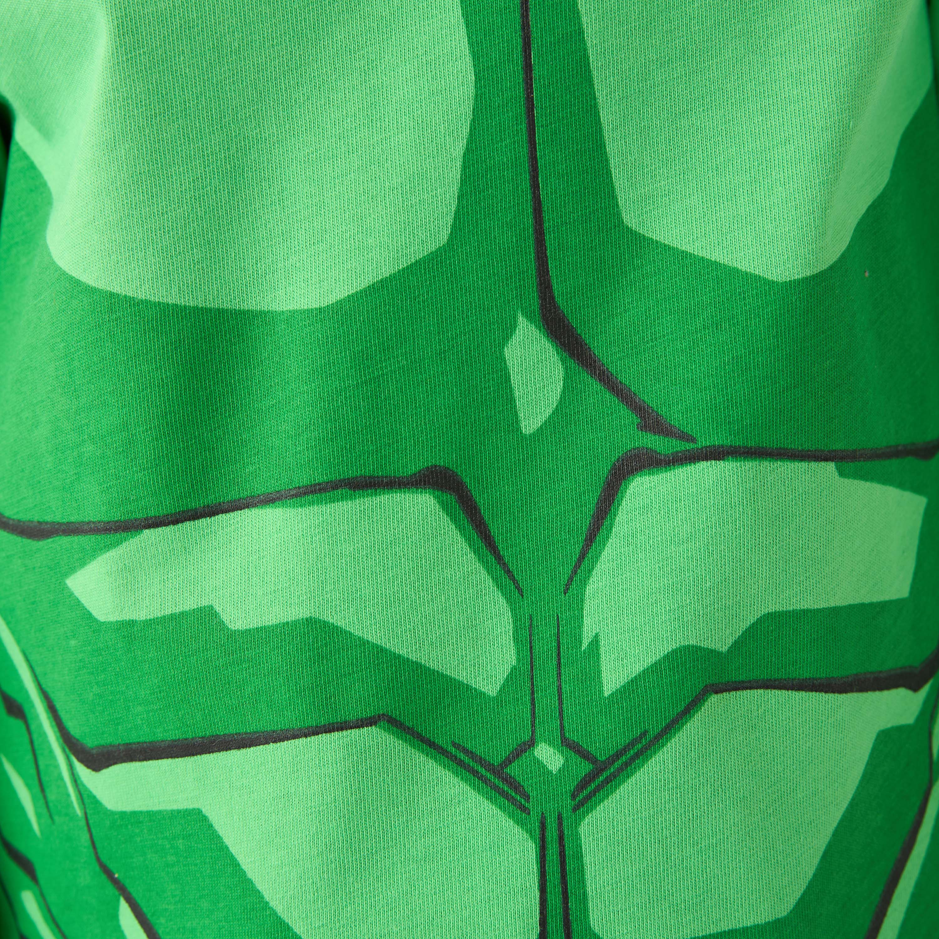 Cotton Crew Neck Long Sleeves Pyjama Set with Hulk Print-boys-clothing-nightwear-image-6