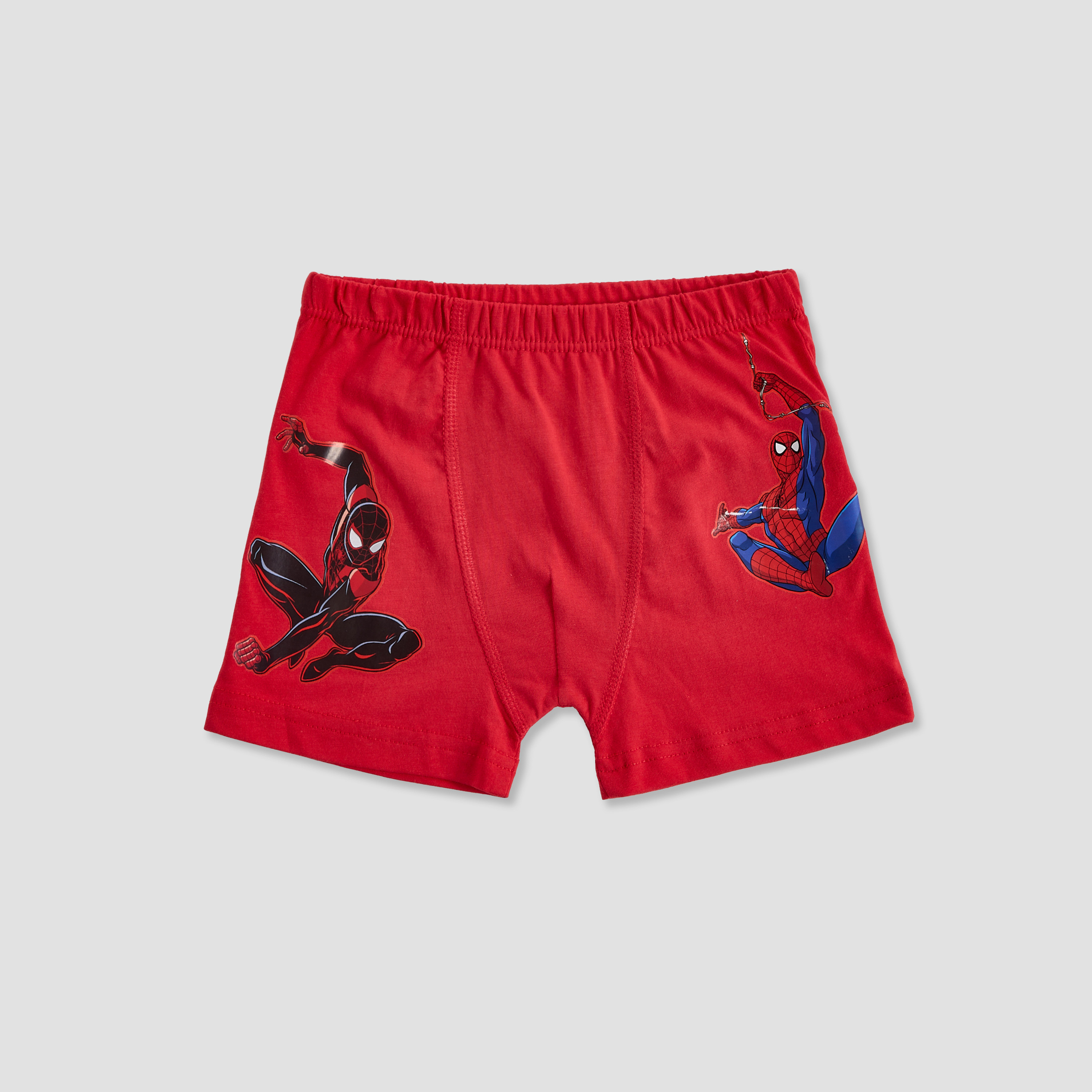 Pack of 3 Cotton Boxers with Spider-Man Print-boys-clothing-innerwear-boxersandbriefs-image-2