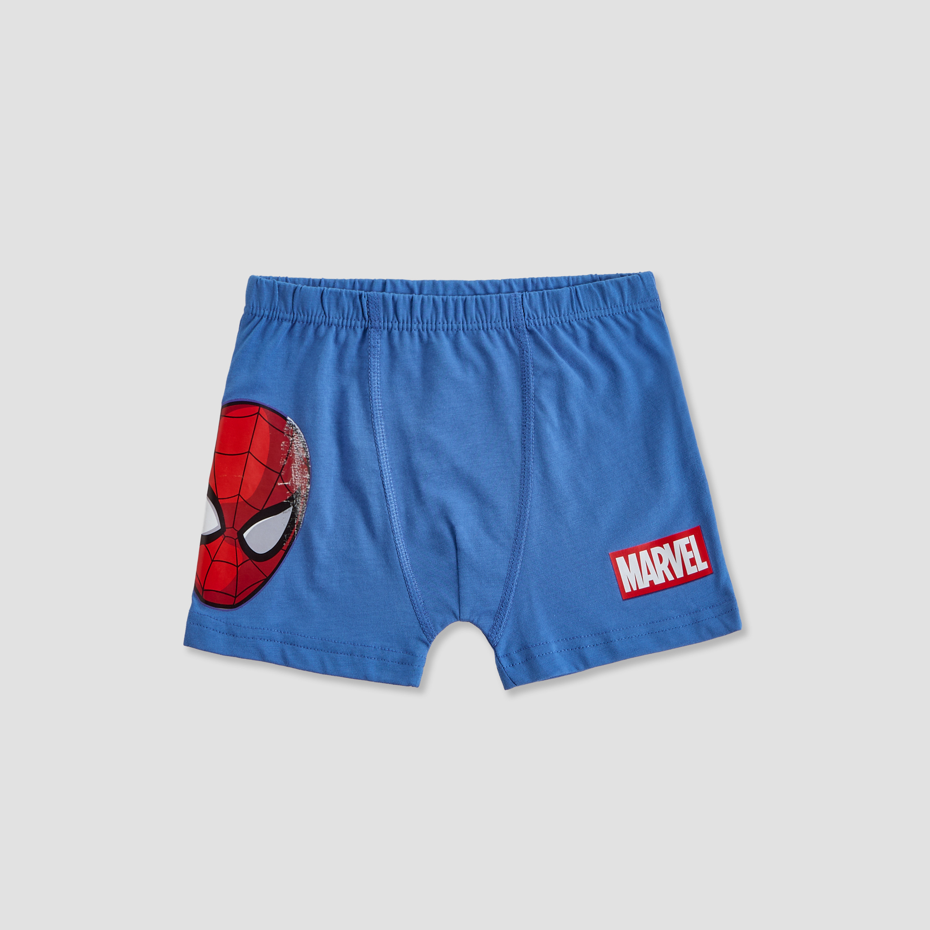 Pack of 3 Cotton Boxers with Spider-Man Print-boys-clothing-innerwear-boxersandbriefs-image-3