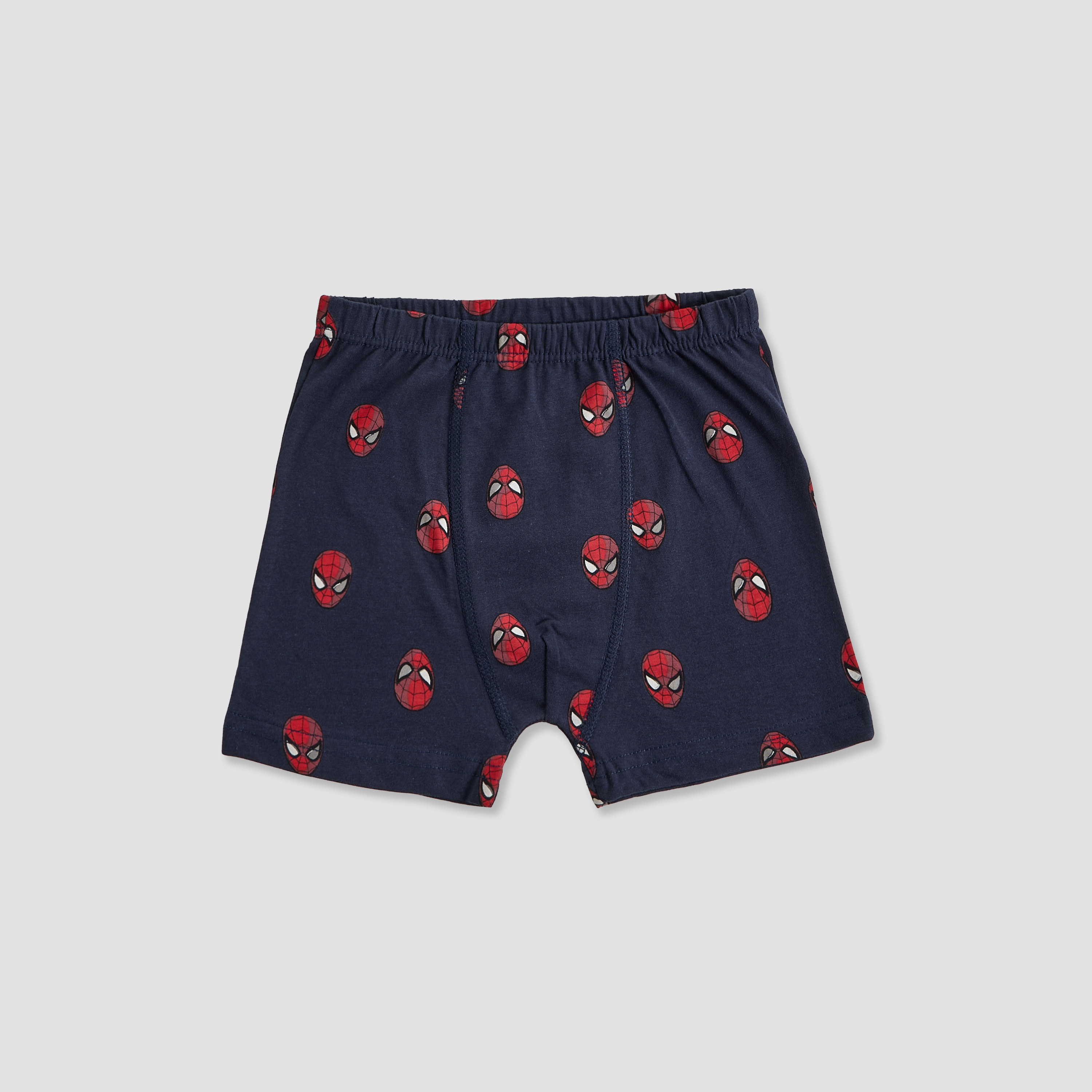 Pack of 3 Cotton Boxers with Spider-Man Print-boys-clothing-innerwear-boxersandbriefs-image-4