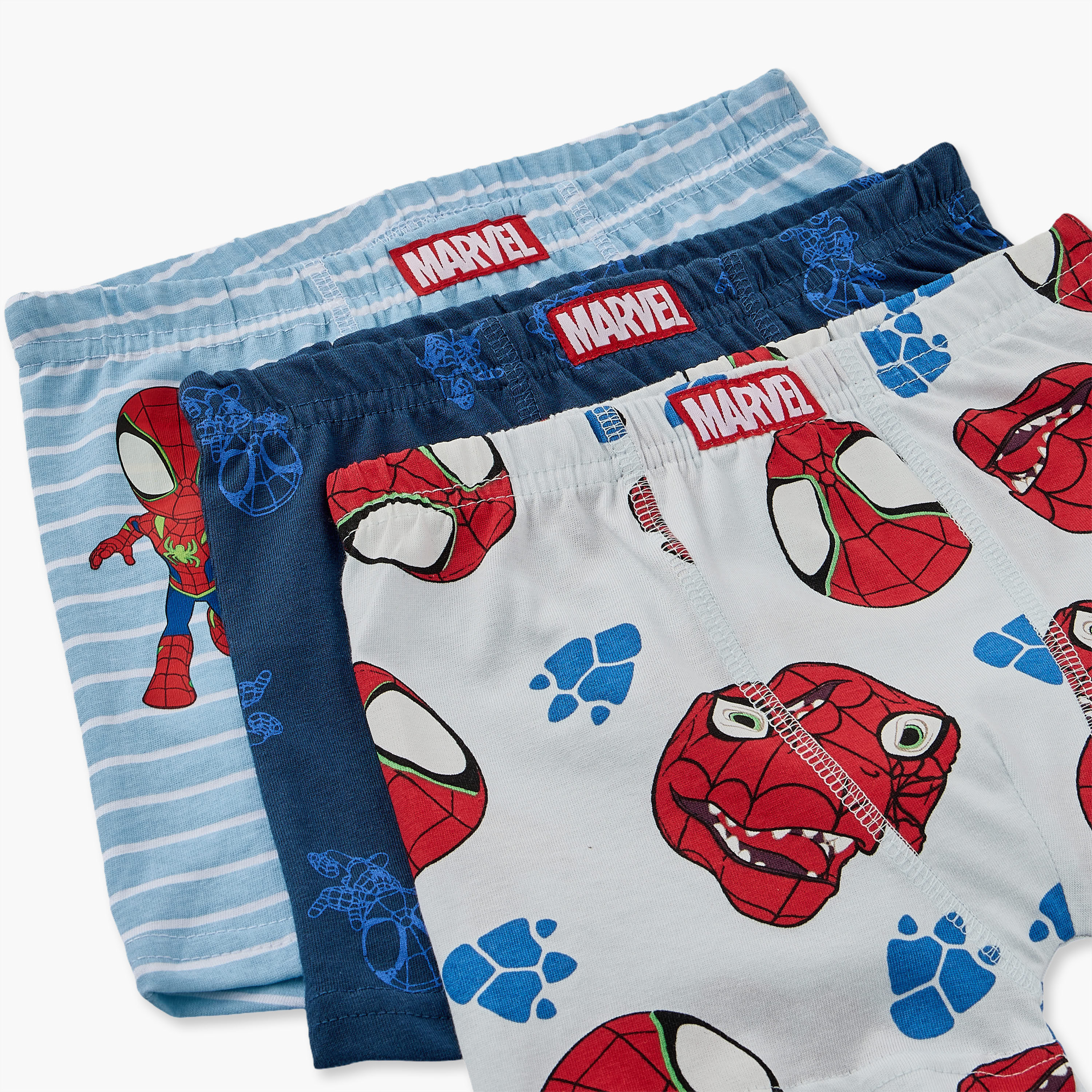 طقم من 3 - بوكسرات قطن بطبعات-baby-boys-clothing-innerwear-image-5