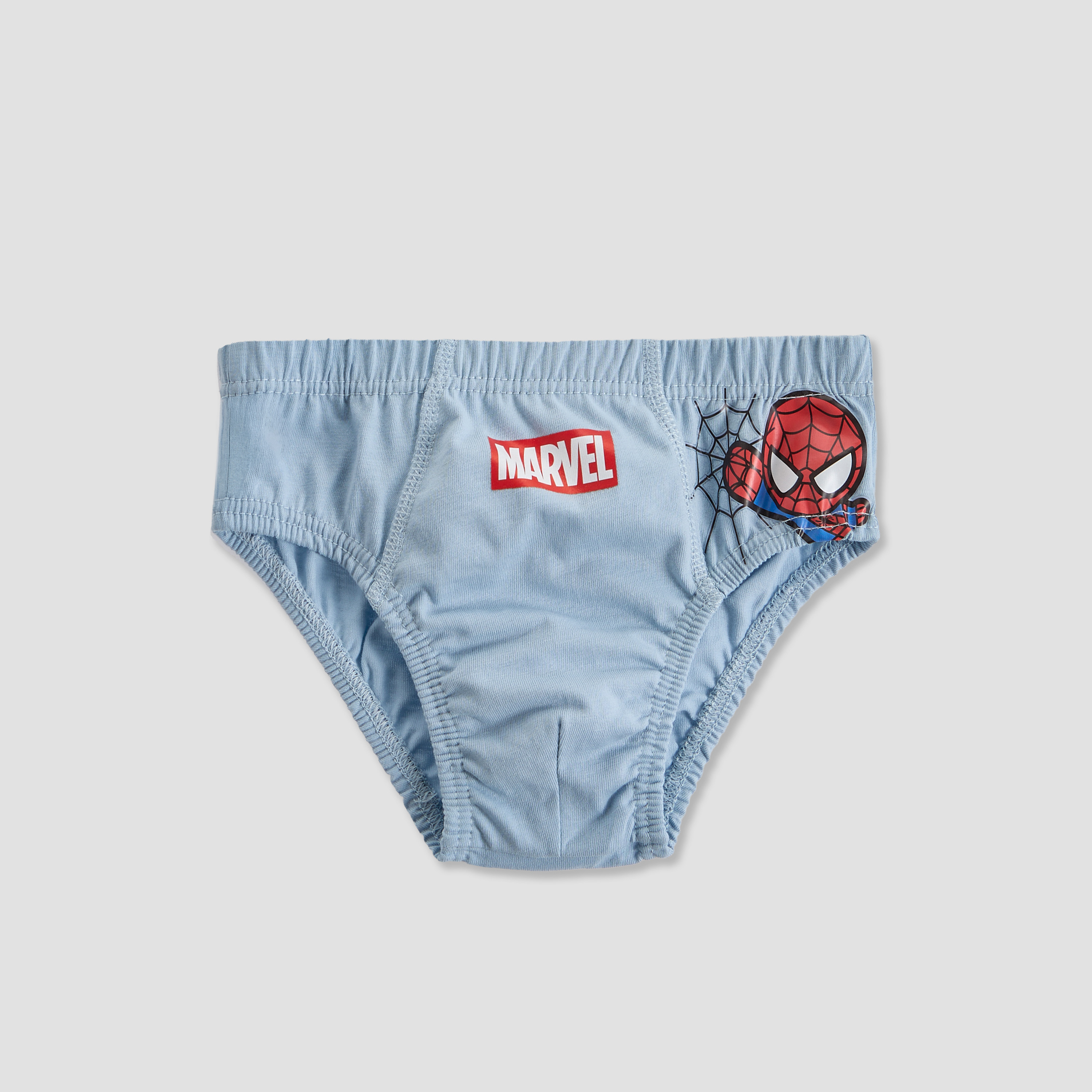 Pack of 3 Cotton Briefs with Avengers Print-boys-clothing-innerwear-boxersandbriefs-image-3