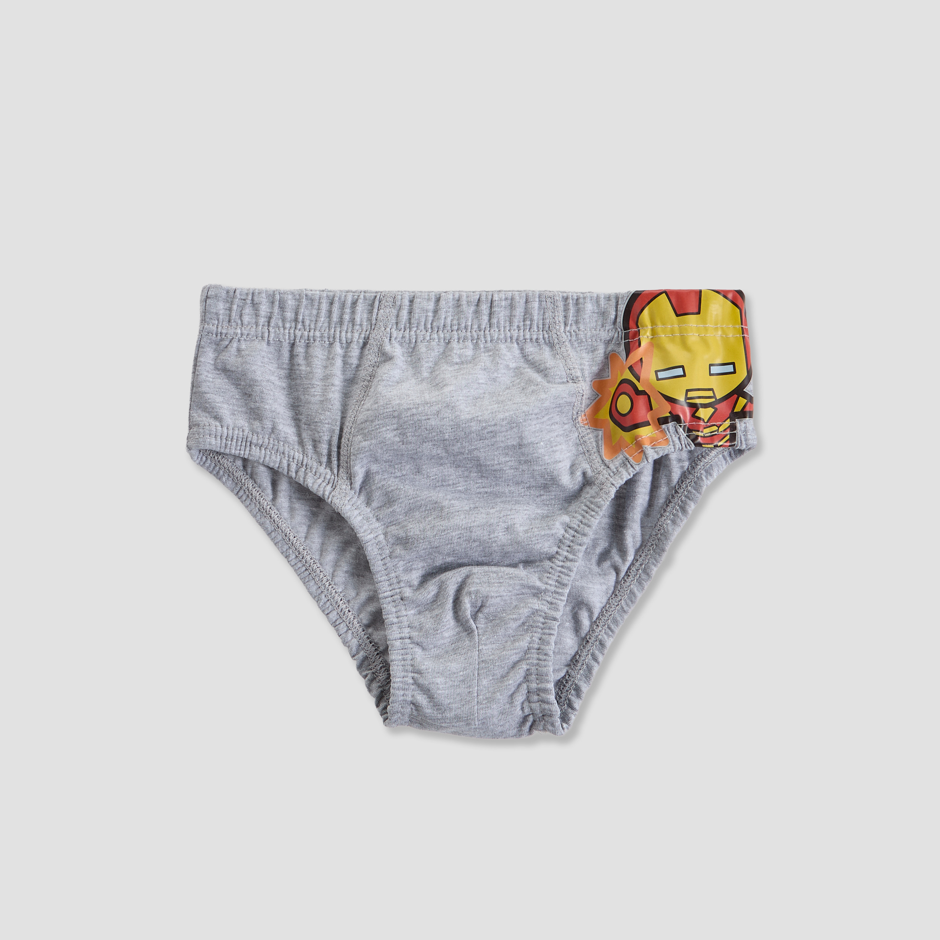 Pack of 3 Cotton Briefs with Avengers Print-boys-clothing-innerwear-boxersandbriefs-image-4