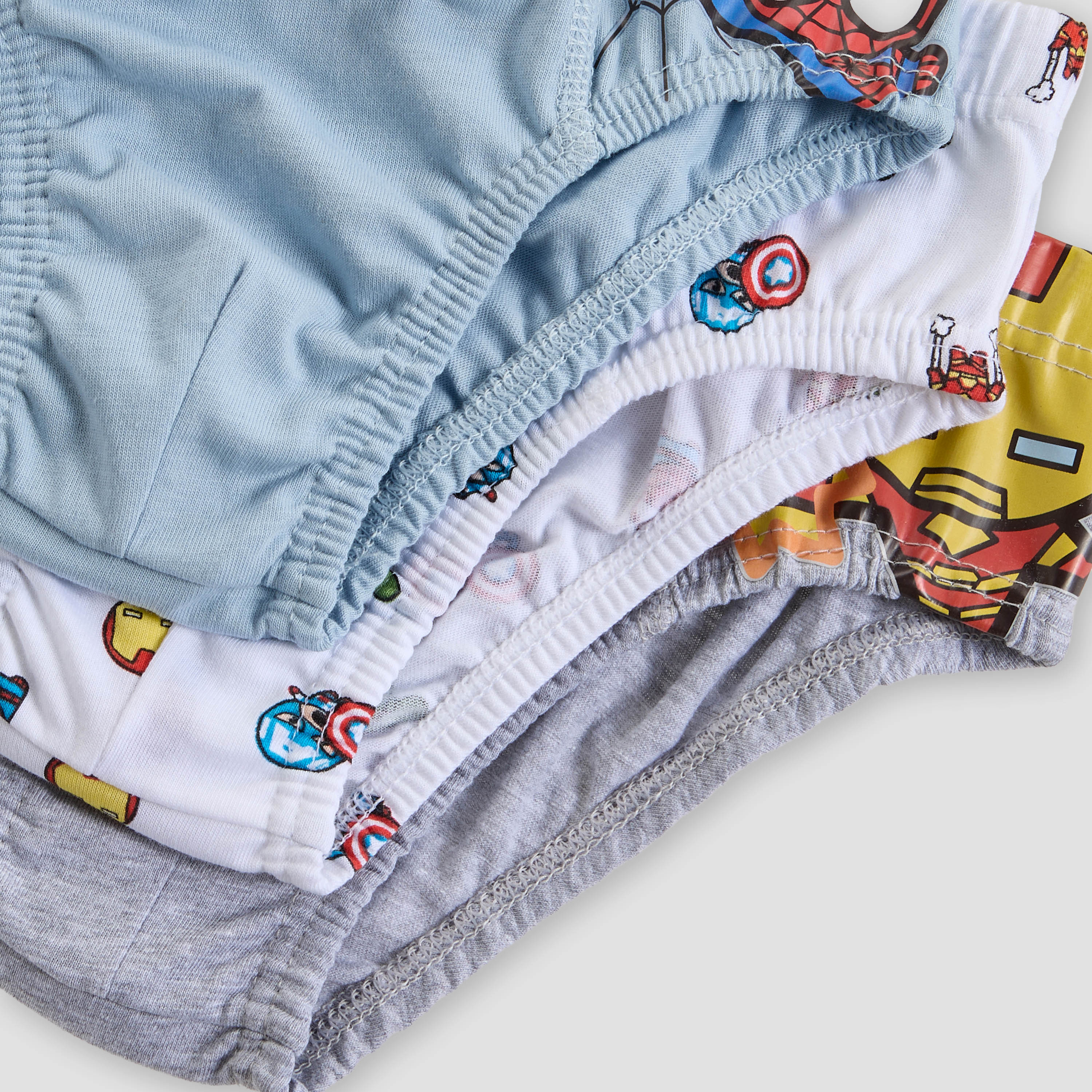 Pack of 3 Cotton Briefs with Avengers Print-boys-clothing-innerwear-boxersandbriefs-image-6