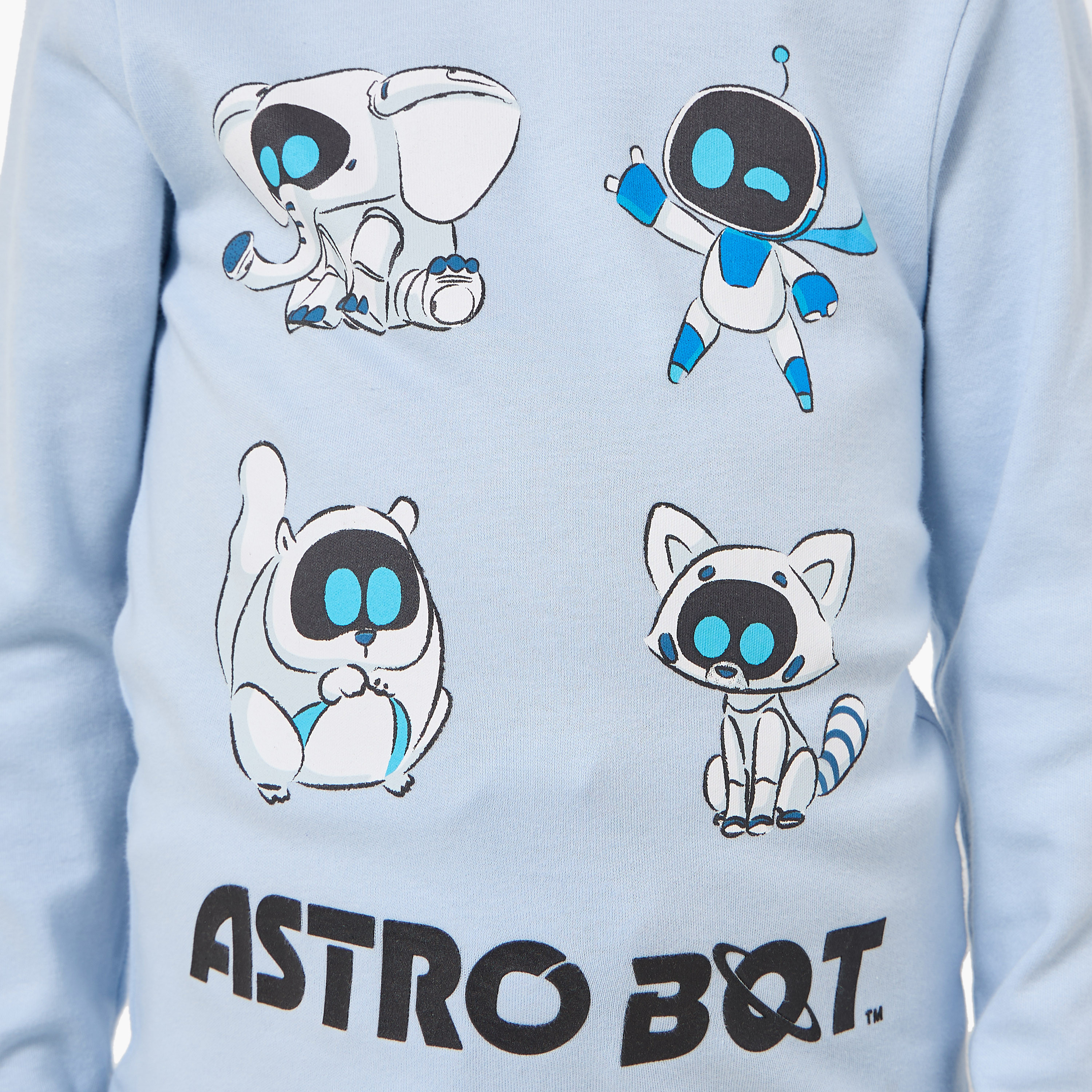 PlayStation Cotton Crew Neck Long Sleeve Pyjama Set with Astro Bot Print-boys-clothing-nightwear-image-6