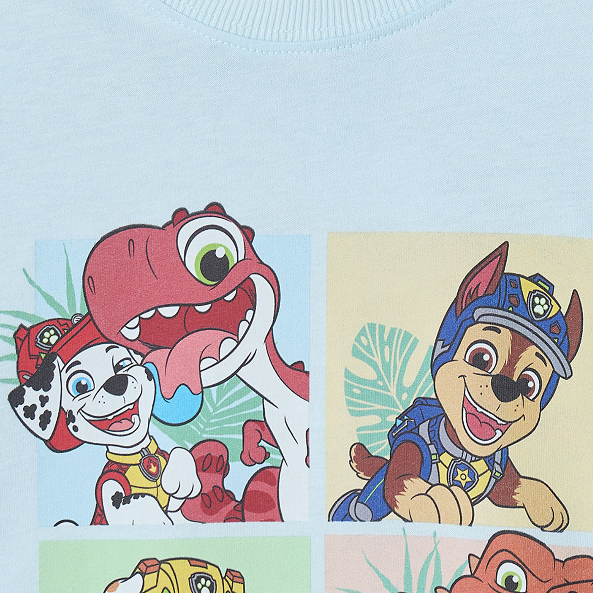 Cotton Crew Neck Long Sleeves Pyjama Set with PAW Patrol Print-boys-clothing-nightwear-image-6