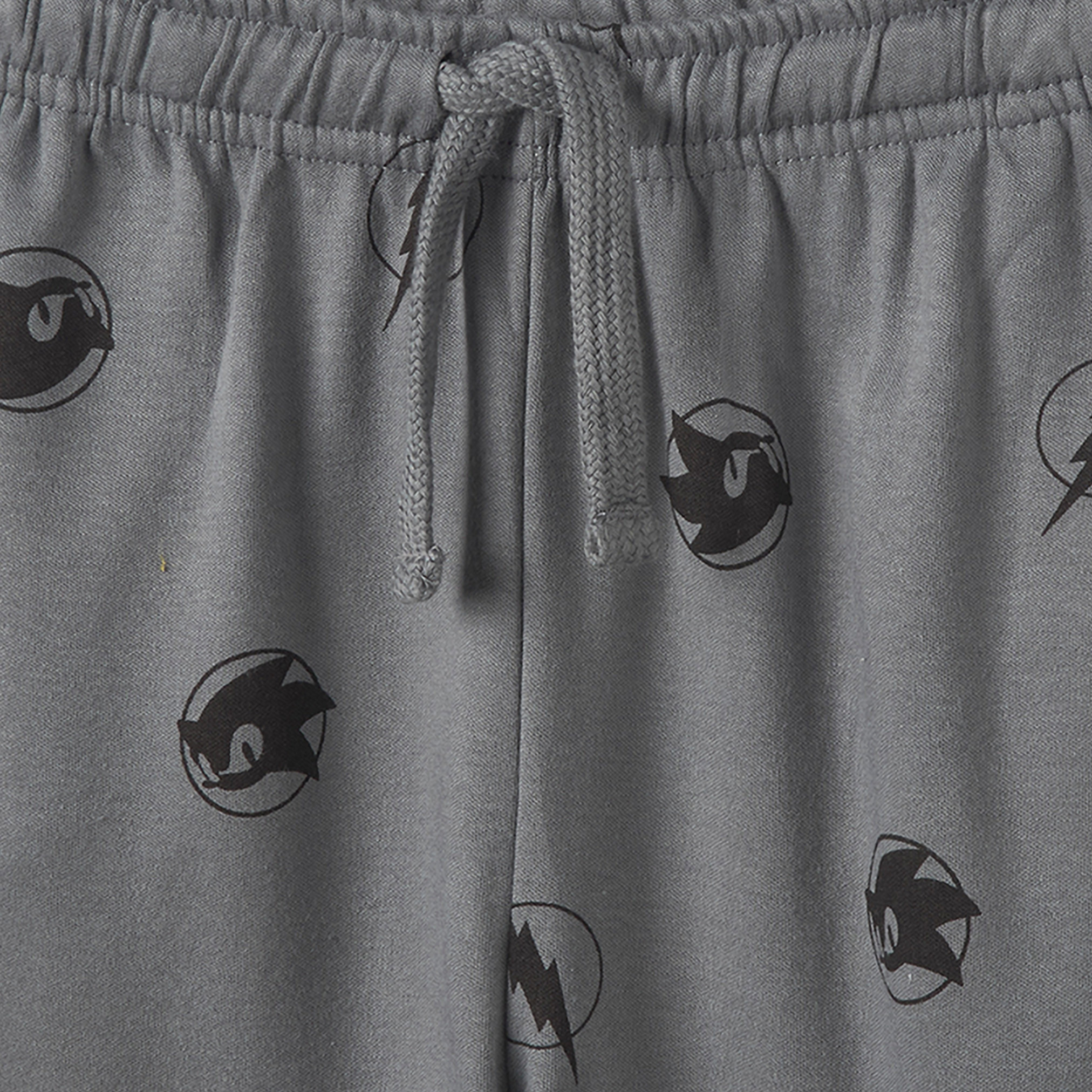 طقم بيجاما قطن بطبعات سونيك وأكمام قصيرة وياقة ضيقة-boys-clothing-nightwear-image-6