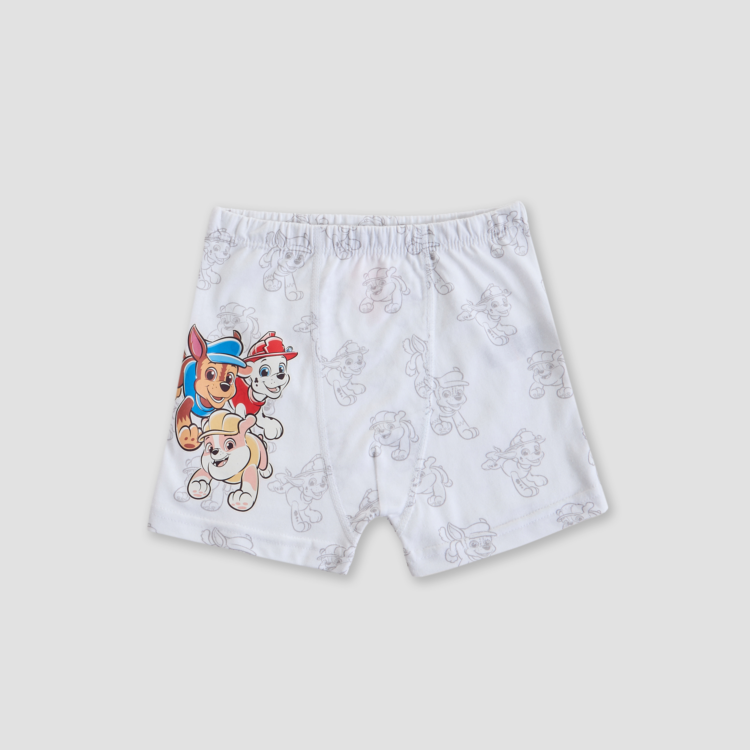 Pack of 3 Cotton Boxers with PAW Patrol Print-baby-boys-clothing-innerwear-image-2