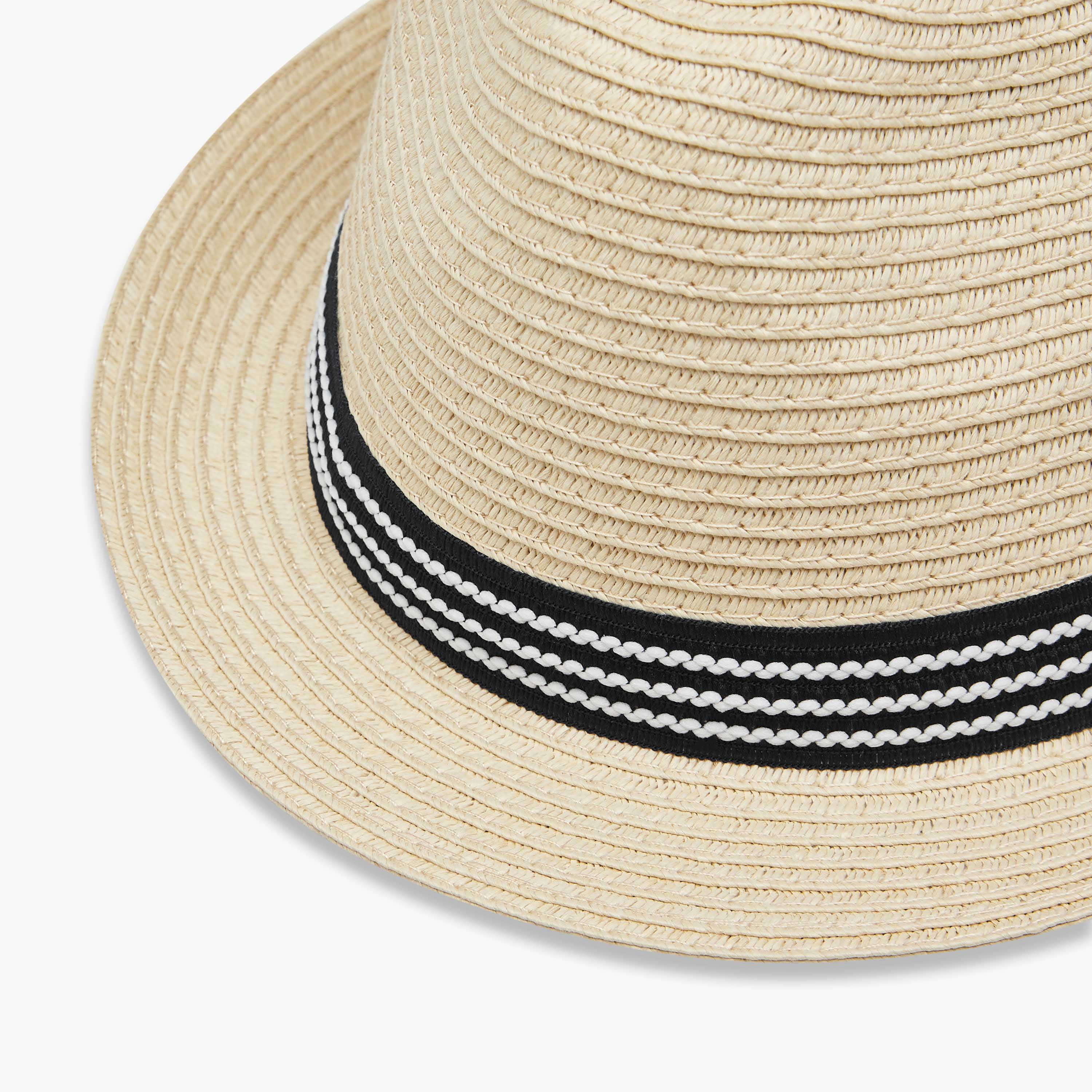 قبعة بتفاصيل مخططة من جونيورز-boys-accessories-caps-image-4