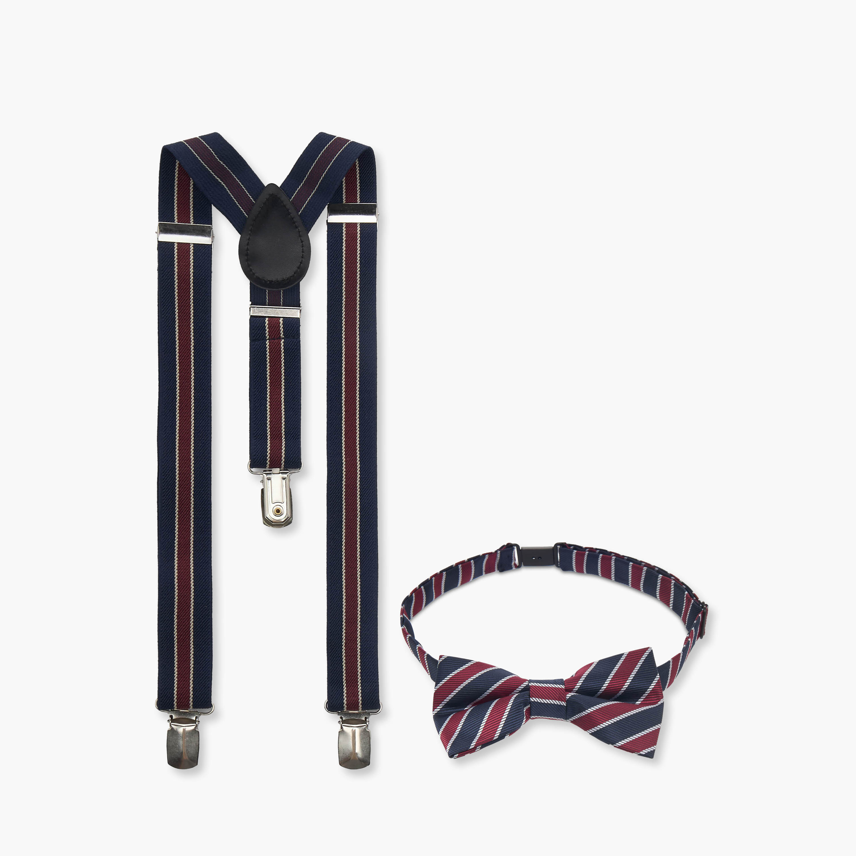 Juniors Suspenders with Bow Tie-boys-accessories-belts-image-1