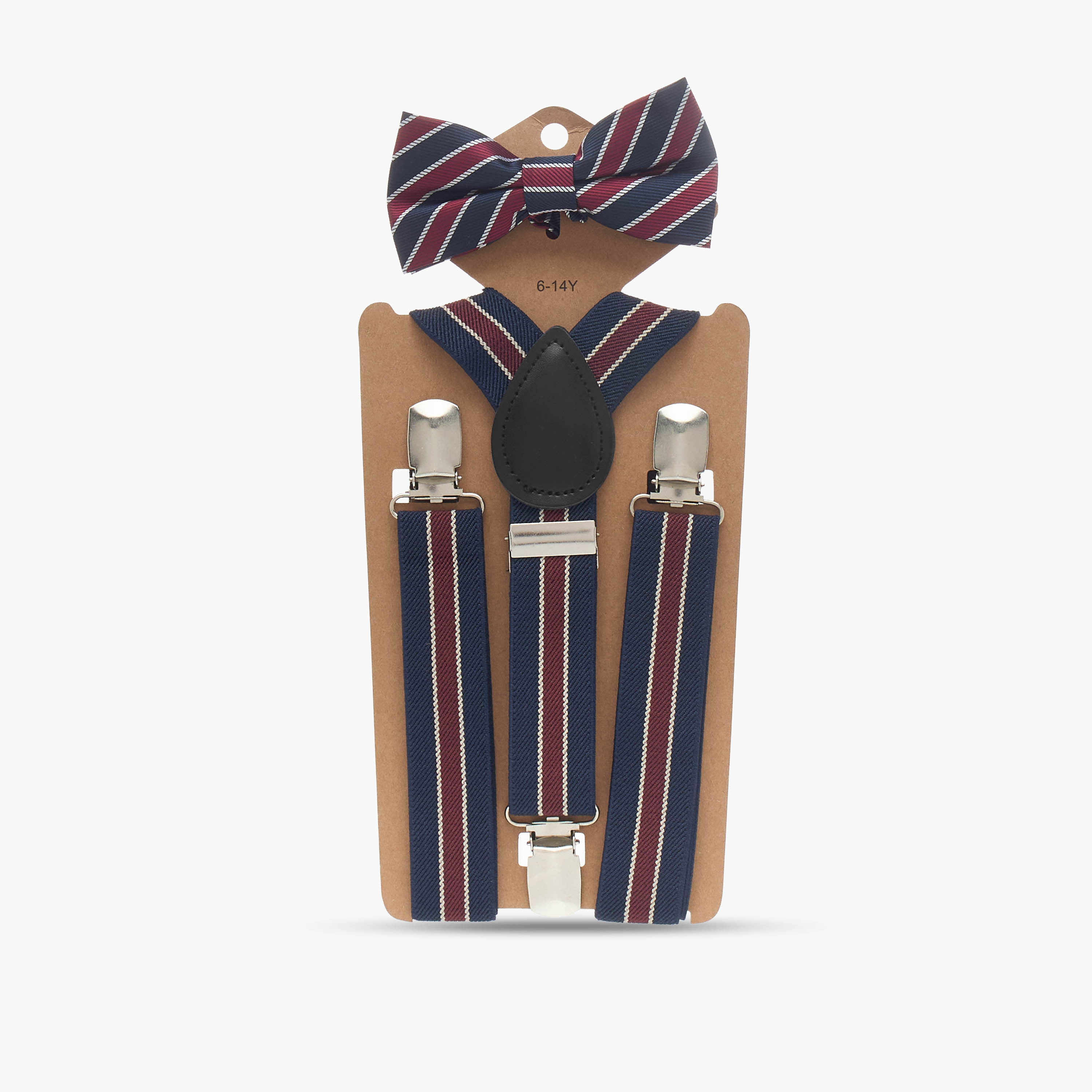 Juniors Suspenders with Bow Tie-boys-accessories-belts-image-8