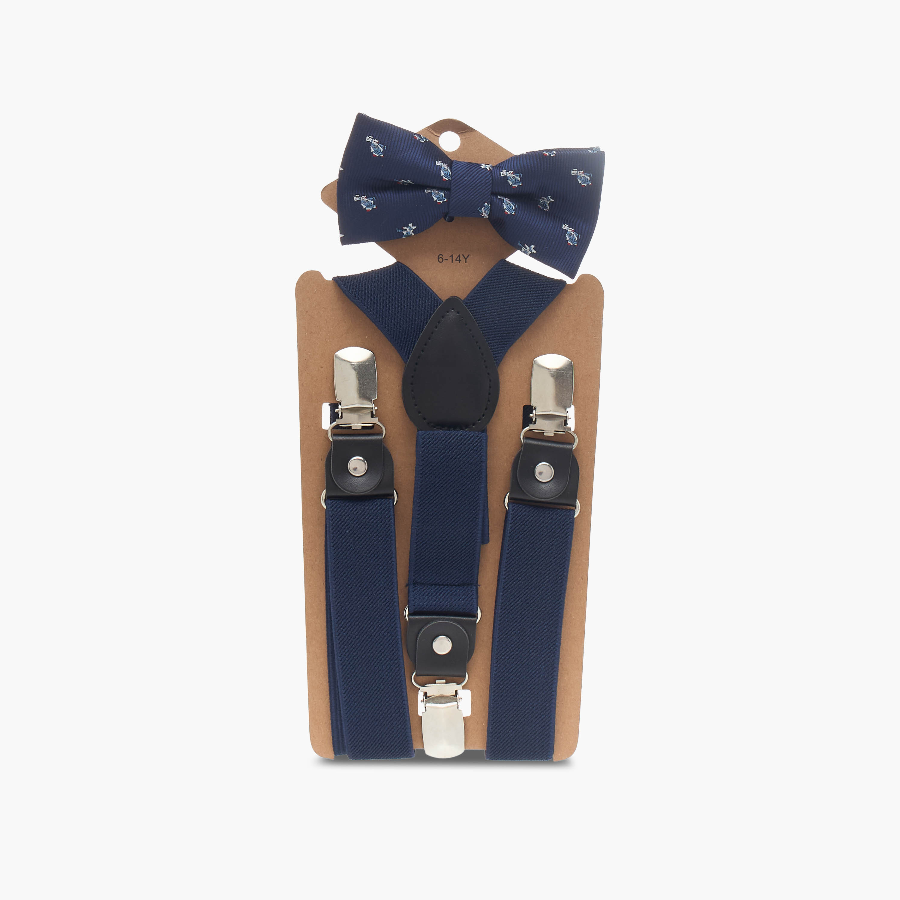 Juniors Suspenders with Bow Tie-boys-accessories-belts-image-8