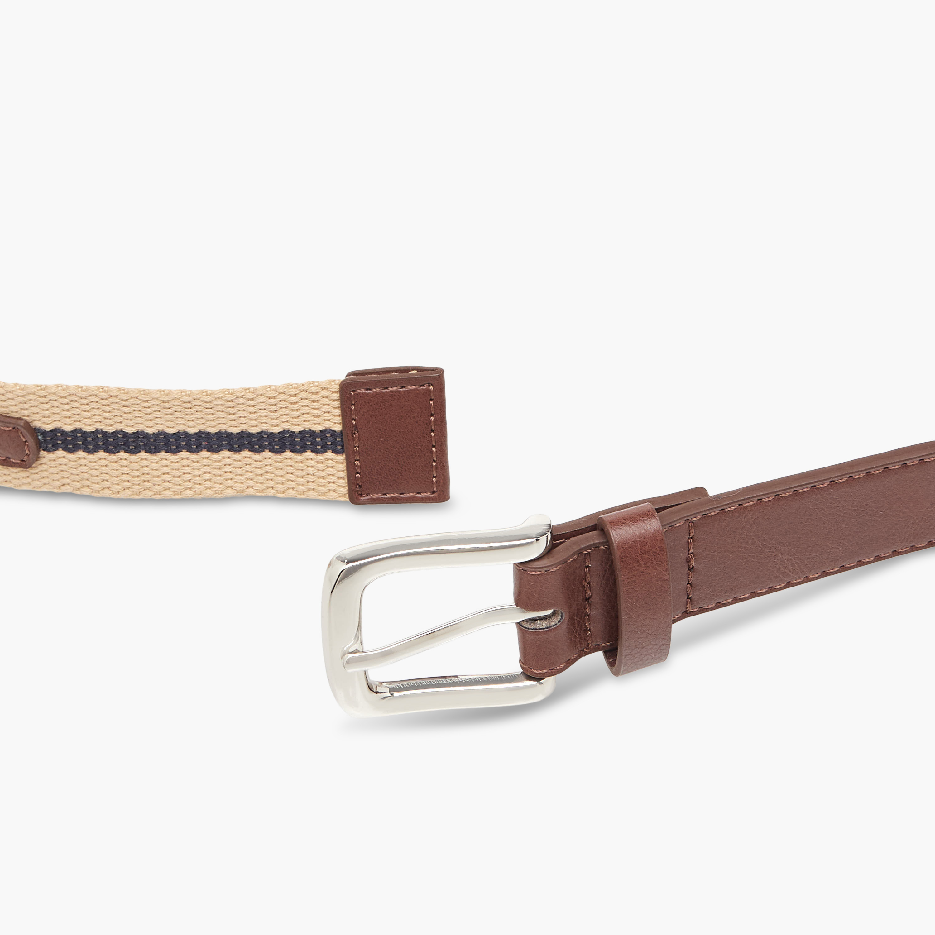 حزام مقلم من جونيورز-boys-accessories-belts-image-1