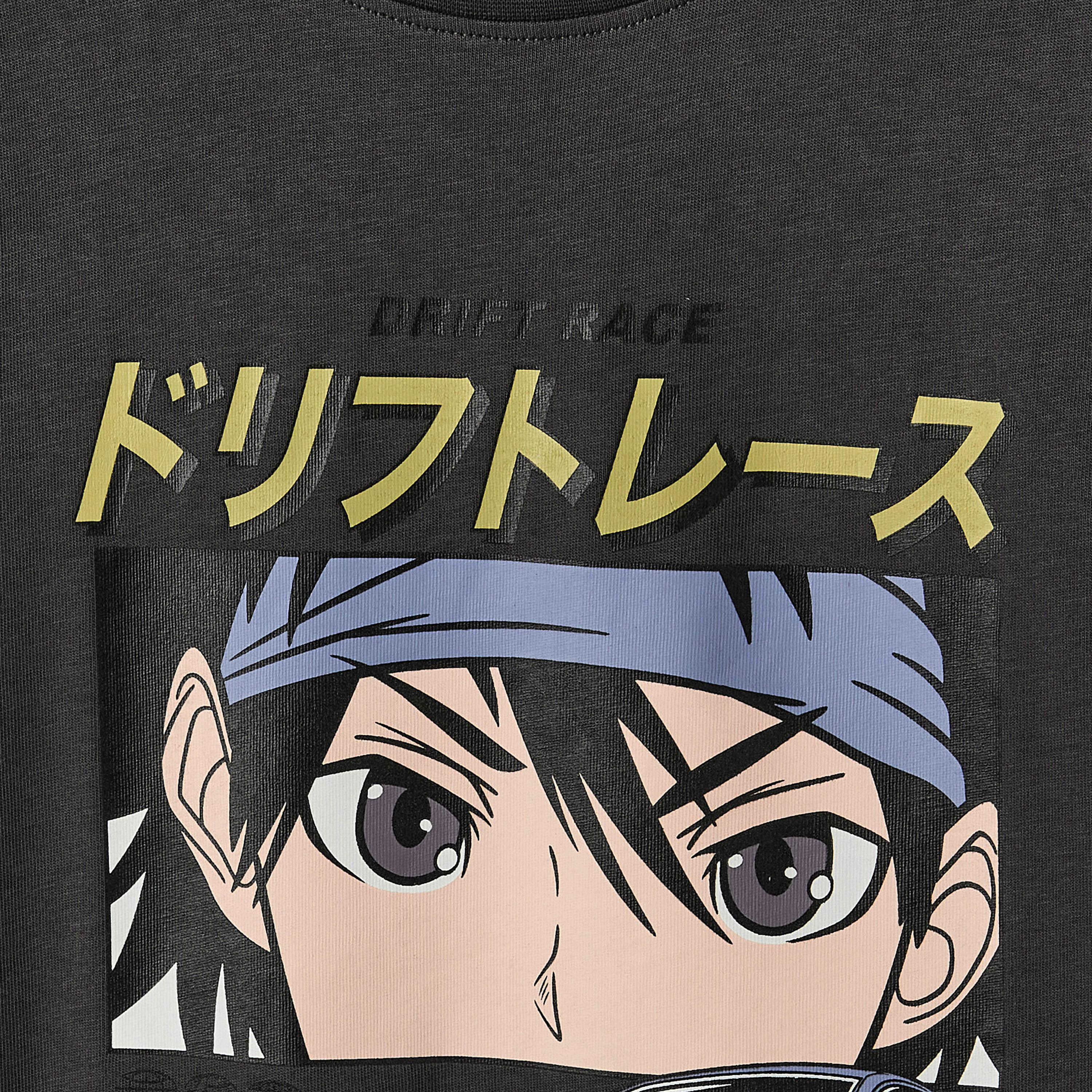 Juniors Cotton Crew Neck Long Sleeve Pyjama Set with Anime Print-boys-clothing-nightwear-image-5