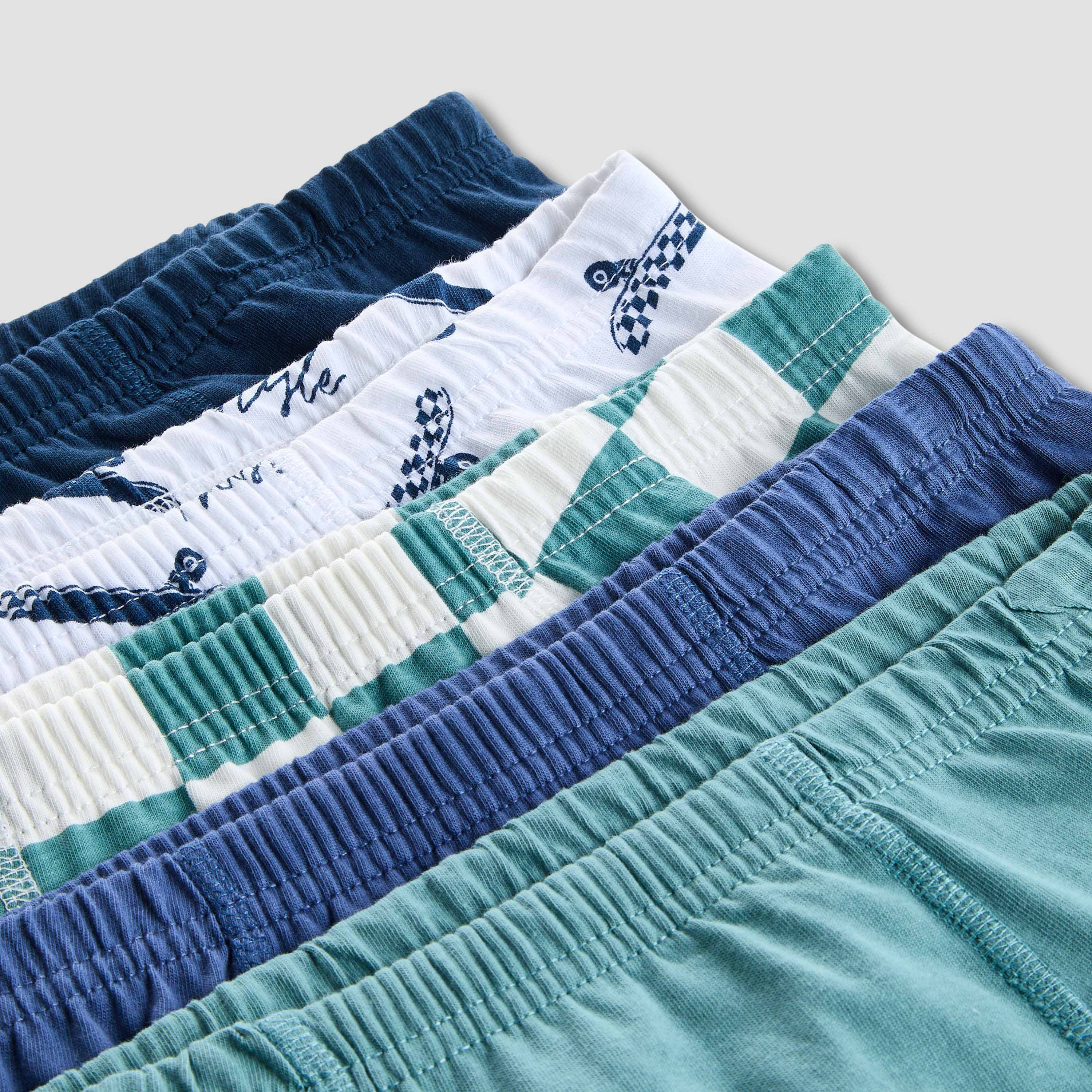 Pack of 5 Juniors Cotton Boxers with Print-boys-clothing-innerwear-boxersandbriefs-image-7