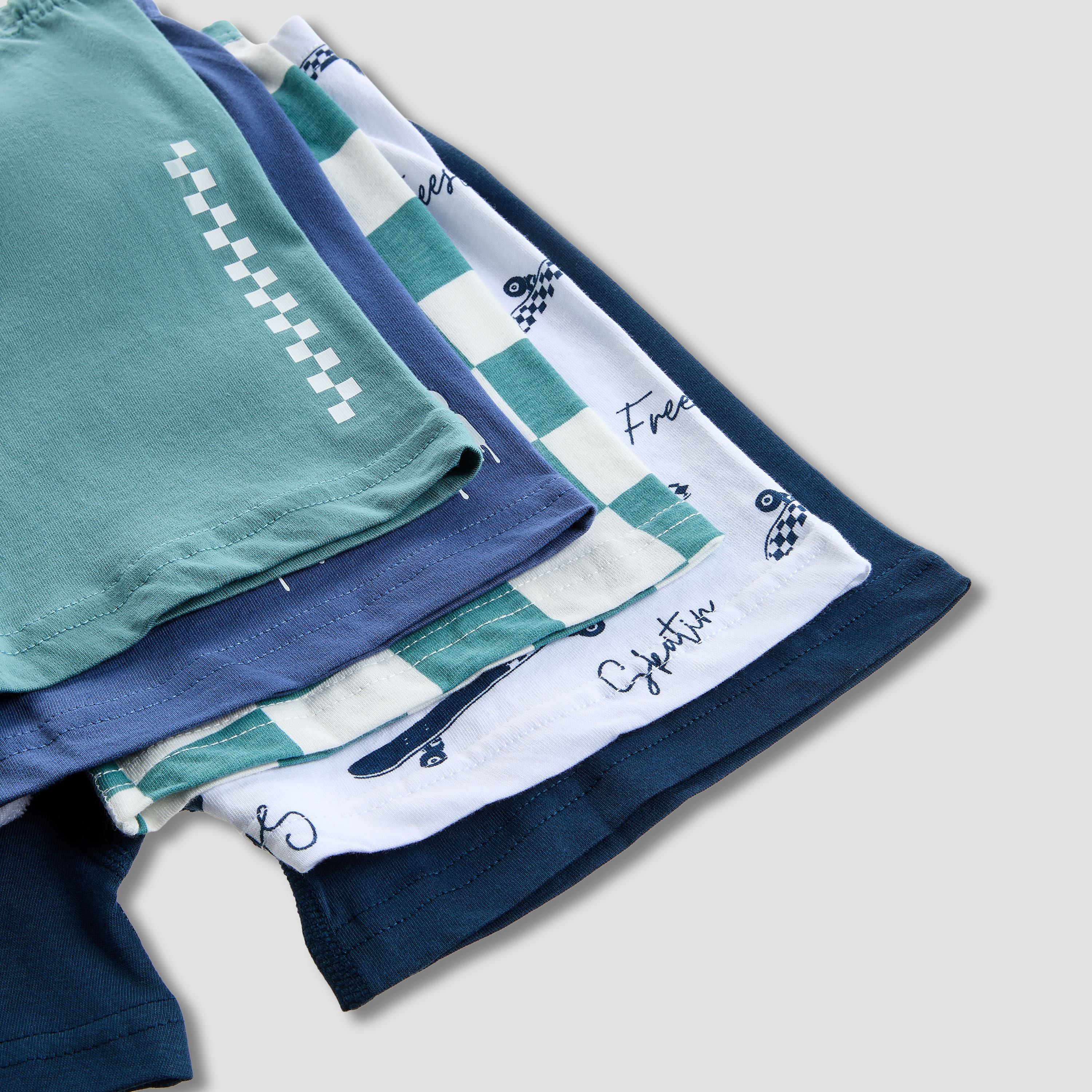 Pack of 5 Juniors Cotton Boxers with Print-boys-clothing-innerwear-boxersandbriefs-image-8