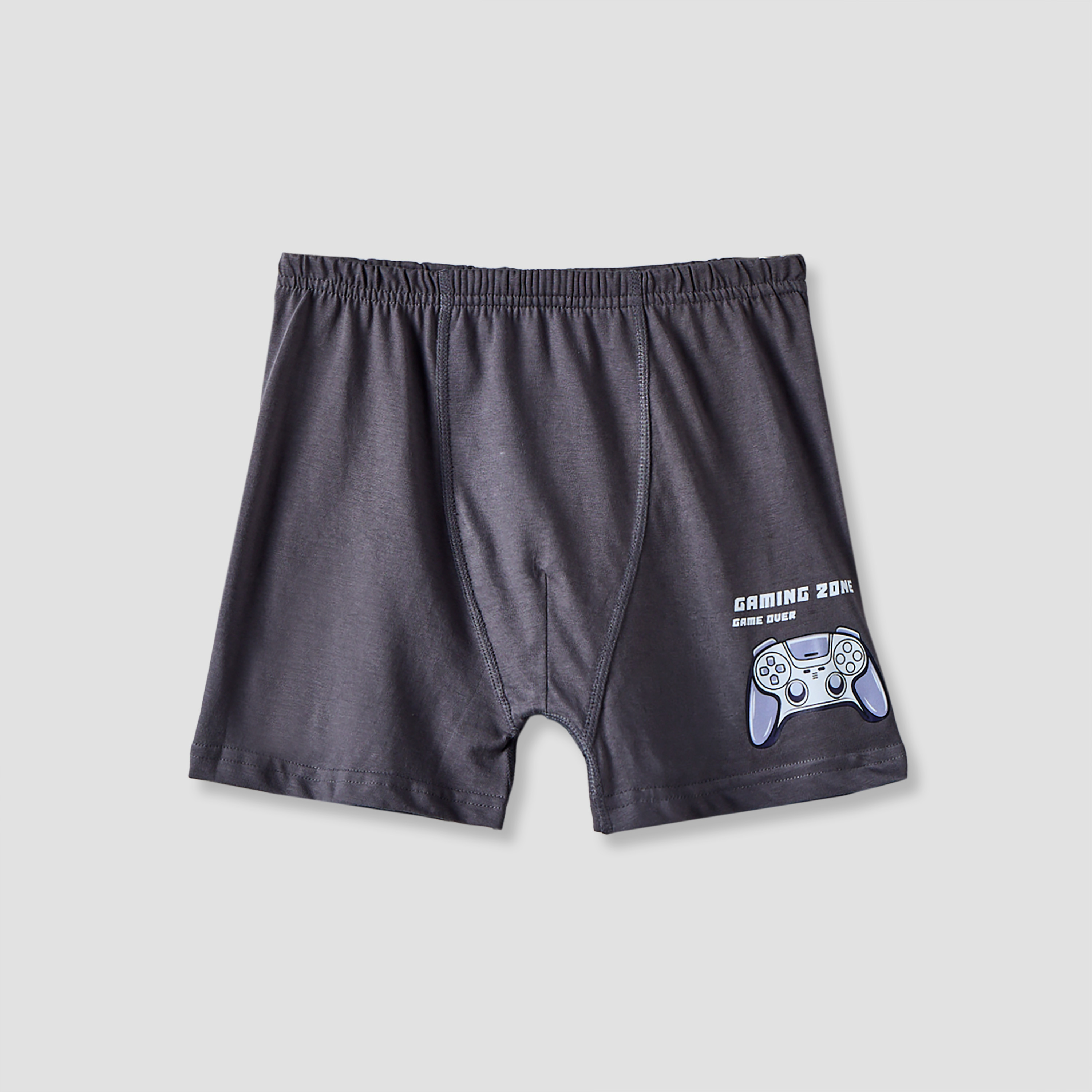 Pack of 5 Juniors Cotton Boxers with Gaming Print-boys-clothing-innerwear-boxersandbriefs-image-6