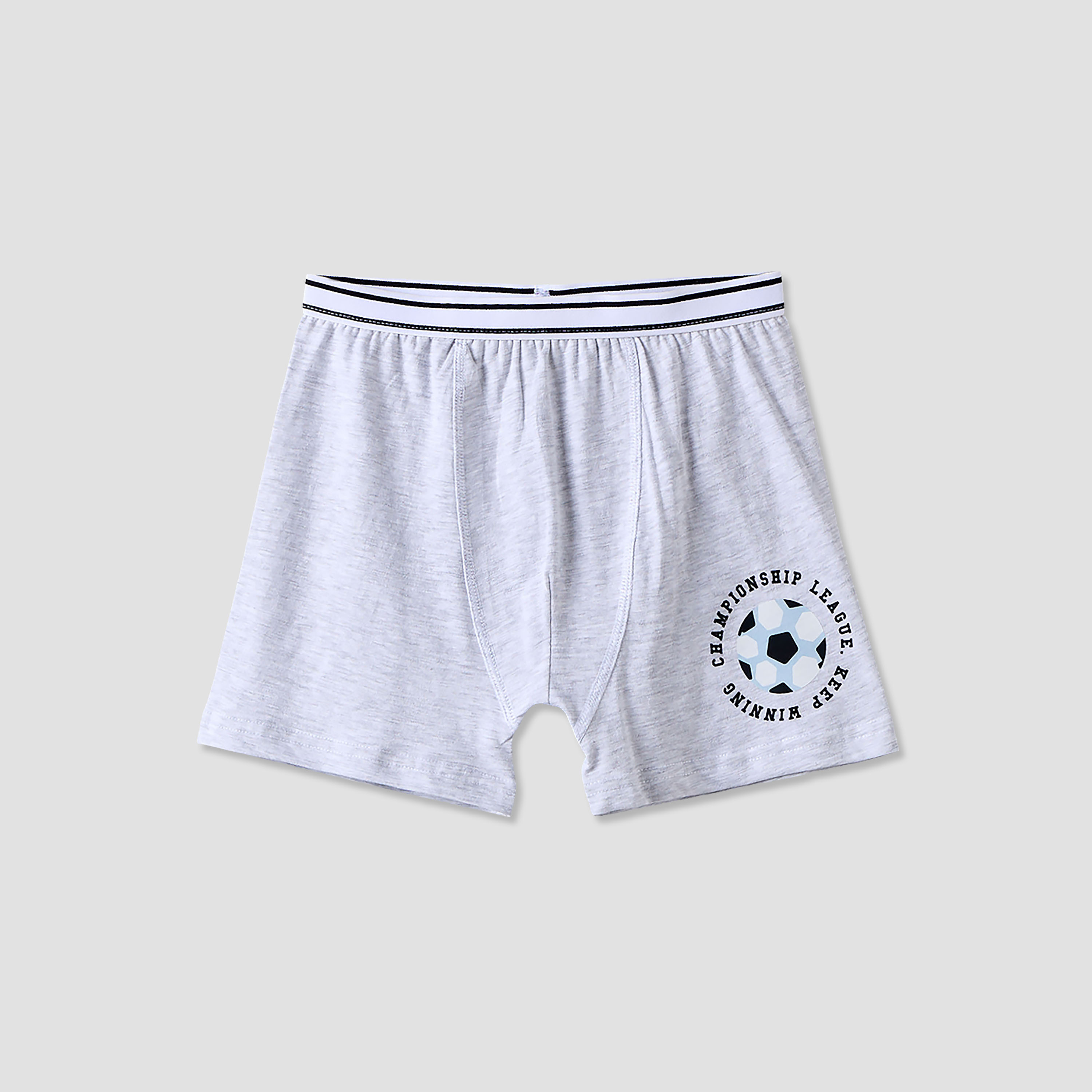Pack of 5 Juniors Cotton Boxer Briefs with Football Print-boys-clothing-innerwear-boxersandbriefs-image-6