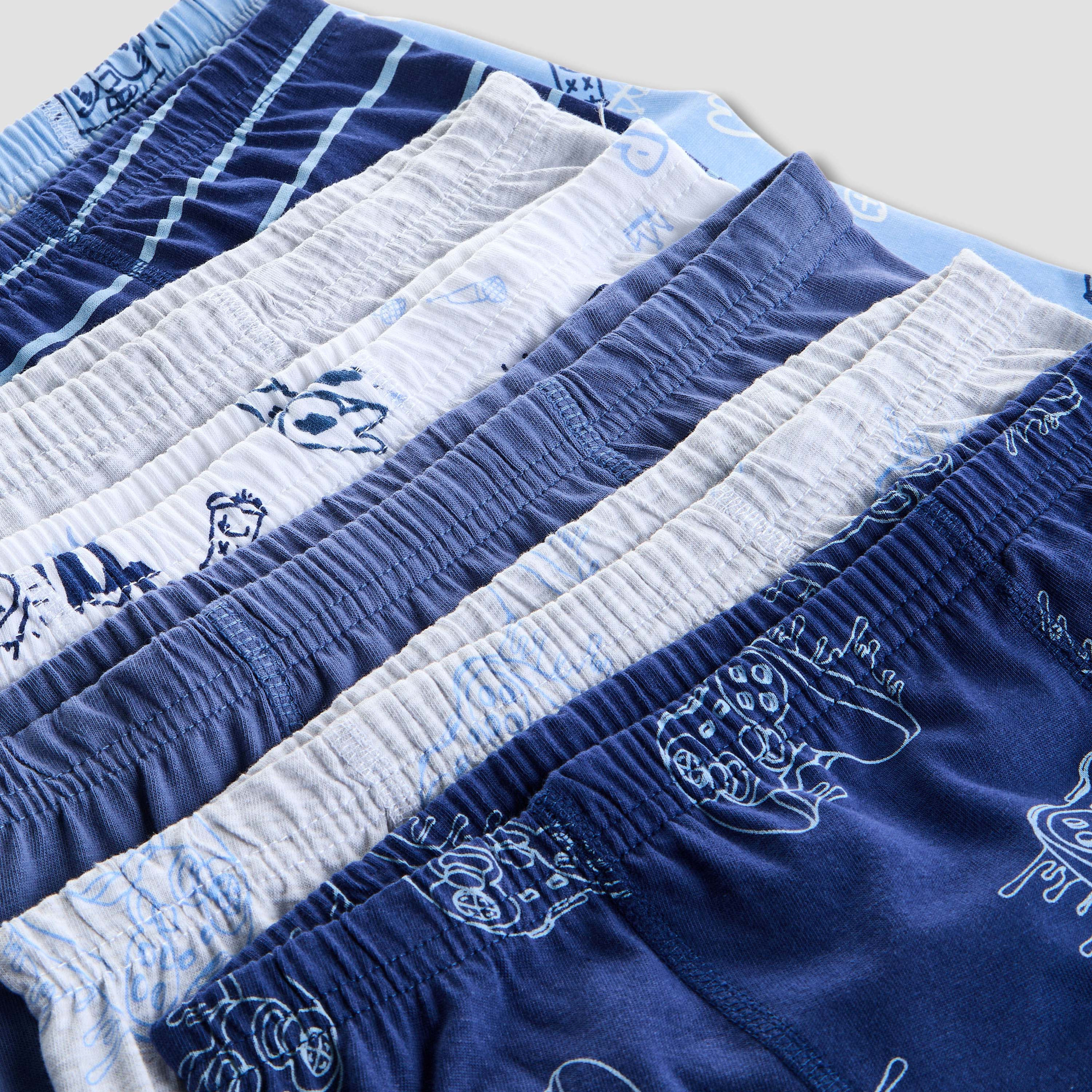 Pack of 7 Juniors Cotton Boxers with Print-boys-clothing-innerwear-boxersandbriefs-image-9