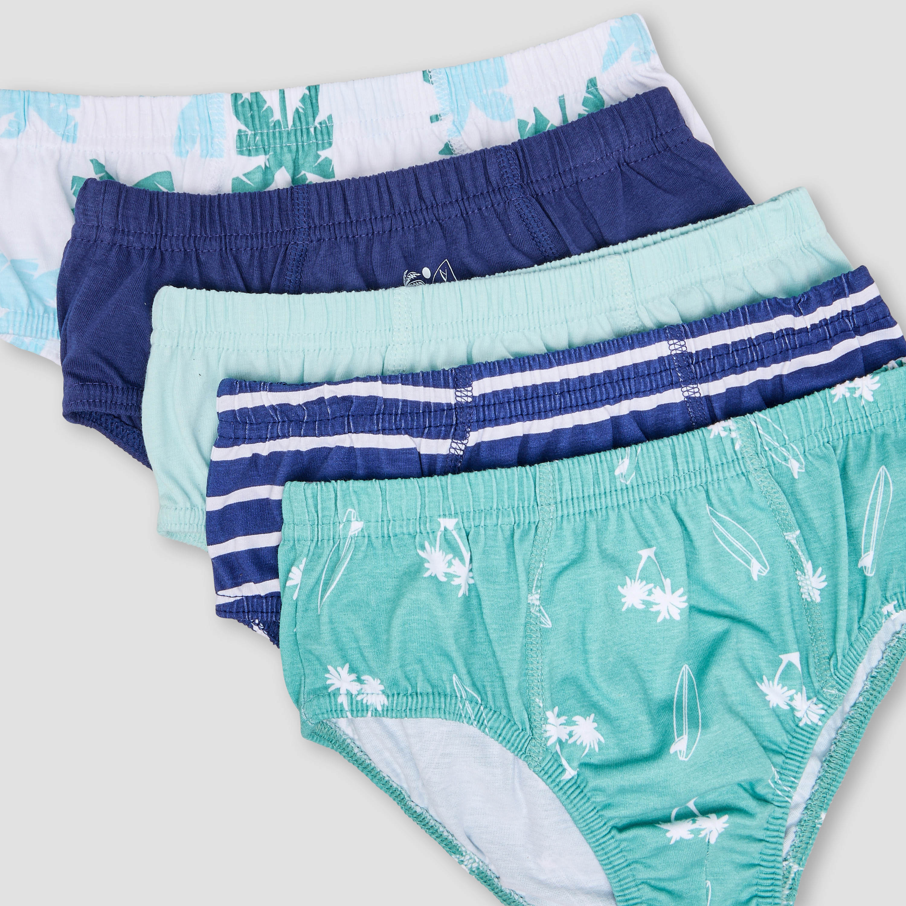 Pack of 5 Juniors Cotton Briefs with Print-boys-clothing-innerwear-boxersandbriefs-image-7