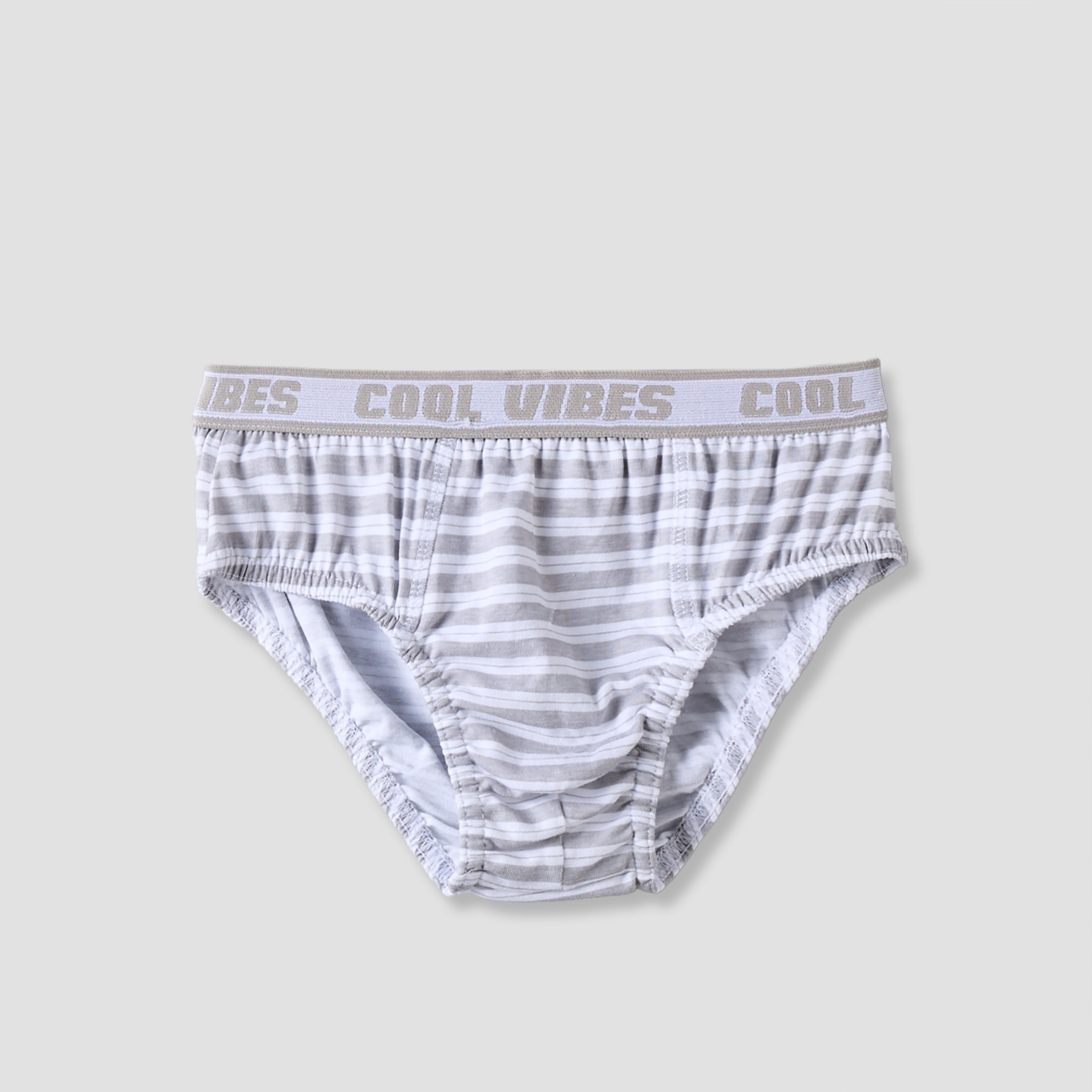 Pack of 5 Juniors Cotton Briefs with Striped Design-boys-clothing-innerwear-boxersandbriefs-image-2