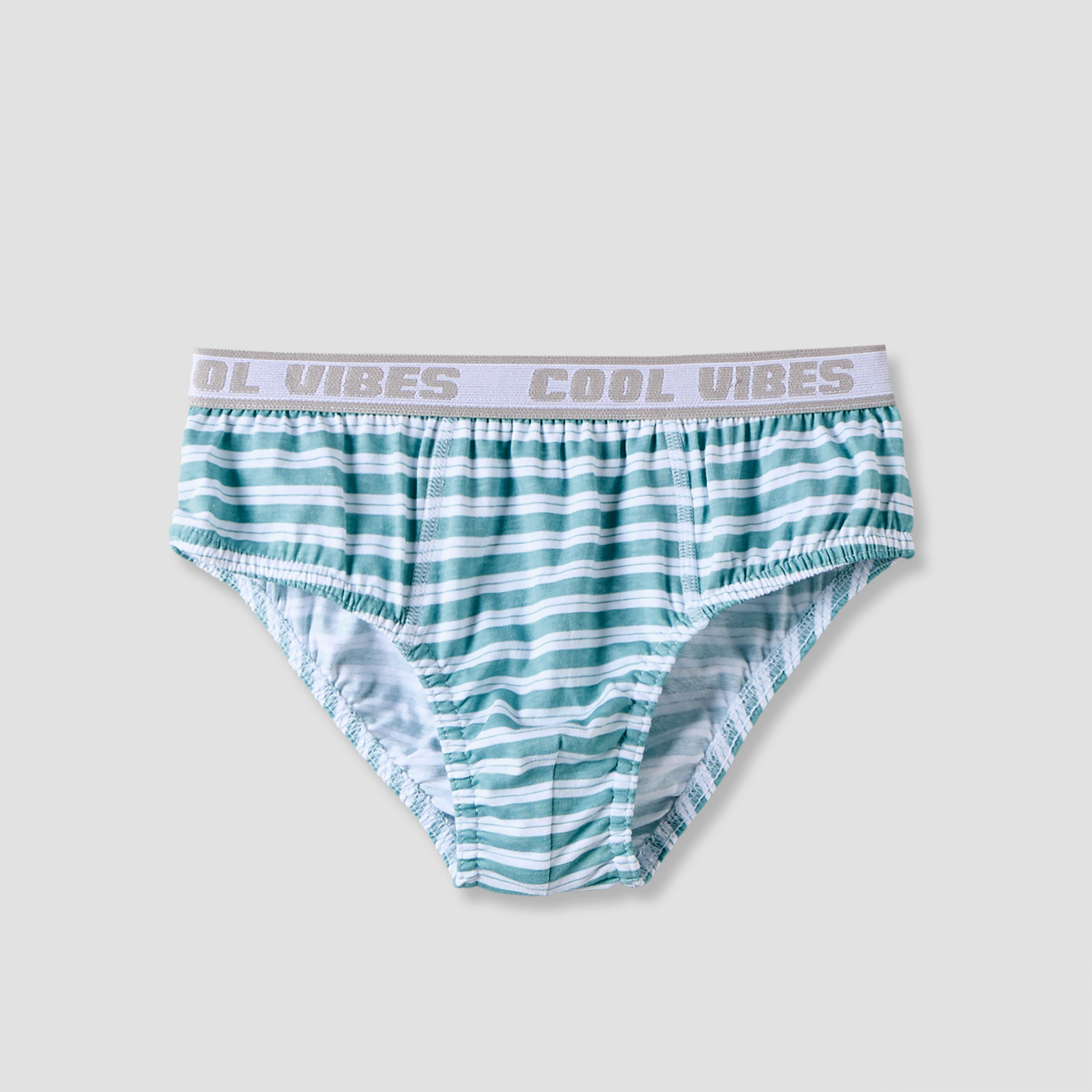 Pack of 5 Juniors Cotton Briefs with Striped Design-boys-clothing-innerwear-boxersandbriefs-image-4