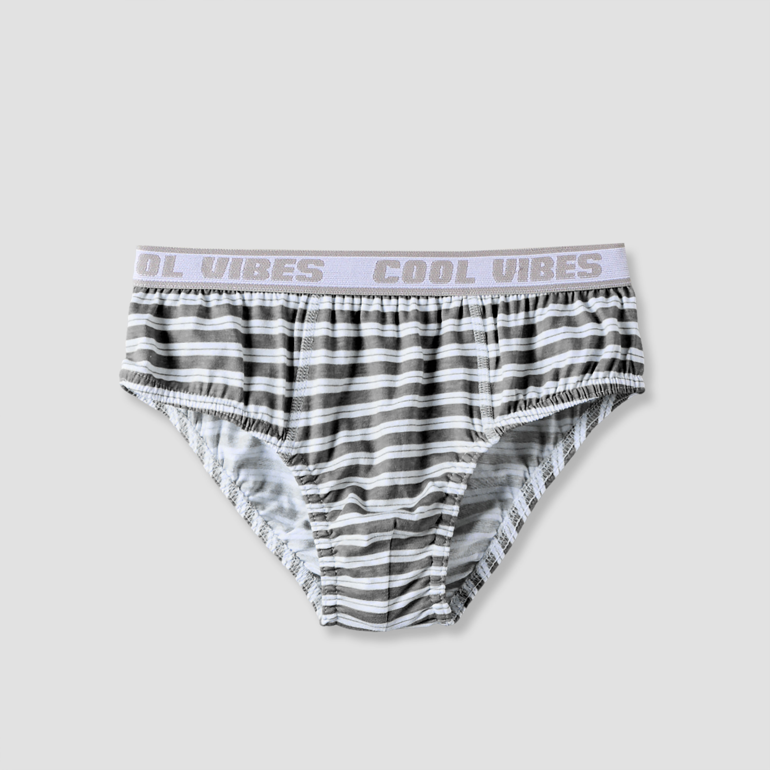 Pack of 5 Juniors Cotton Briefs with Striped Design-boys-clothing-innerwear-boxersandbriefs-image-5