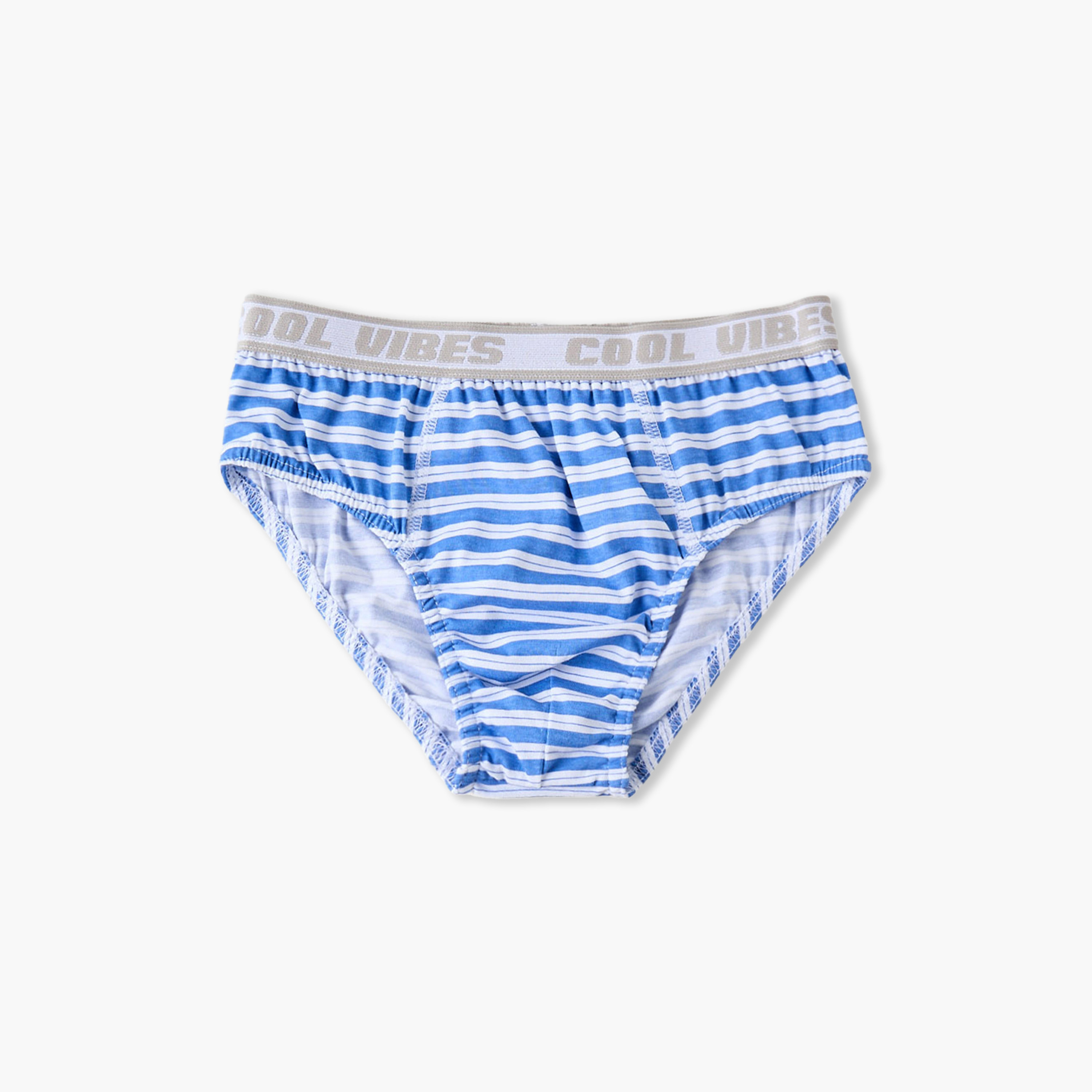 Pack of 7 Juniors Cotton Briefs with Stripes-boys-clothing-innerwear-boxersandbriefs-image-10