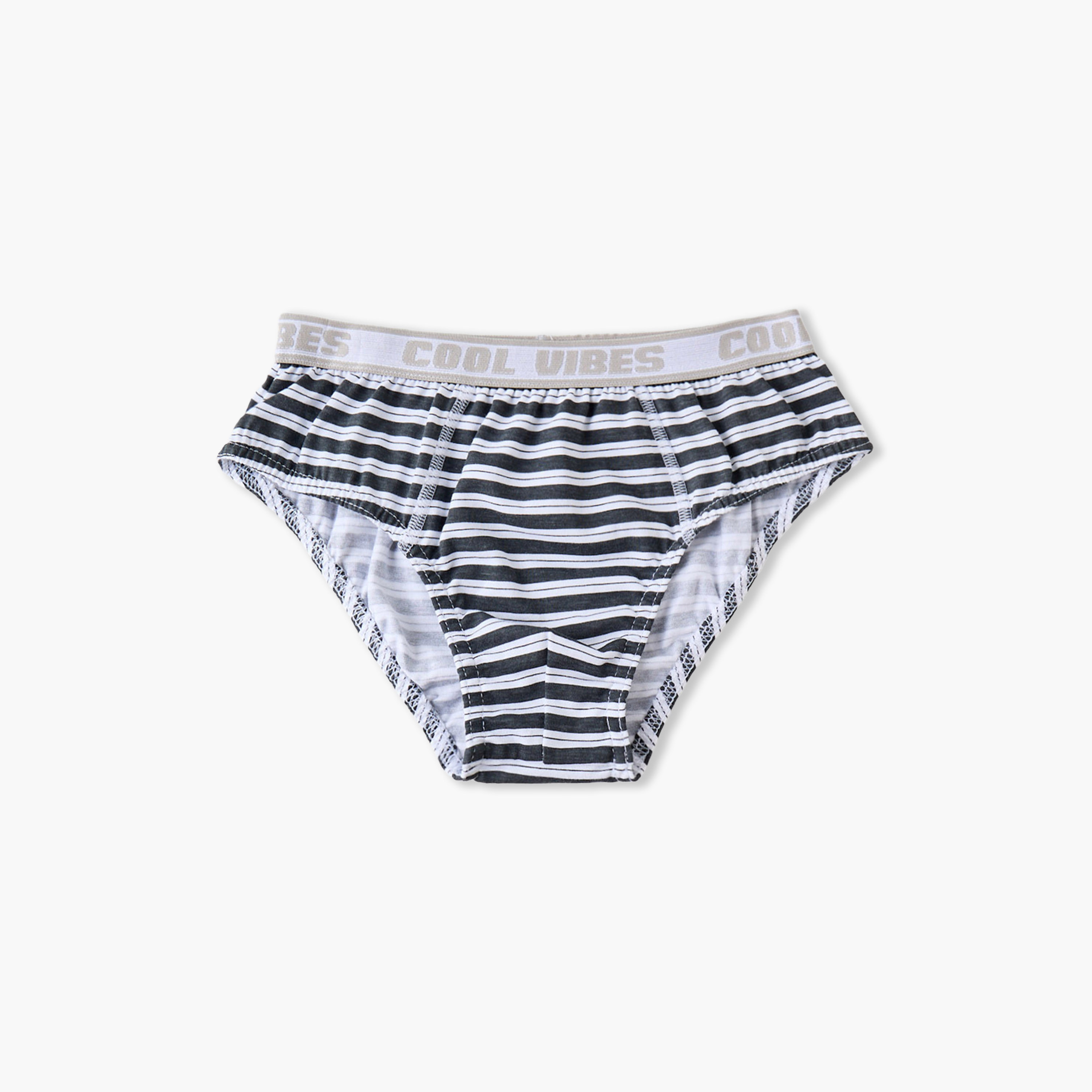 Pack of 7 Juniors Cotton Briefs with Stripes-boys-clothing-innerwear-boxersandbriefs-image-2