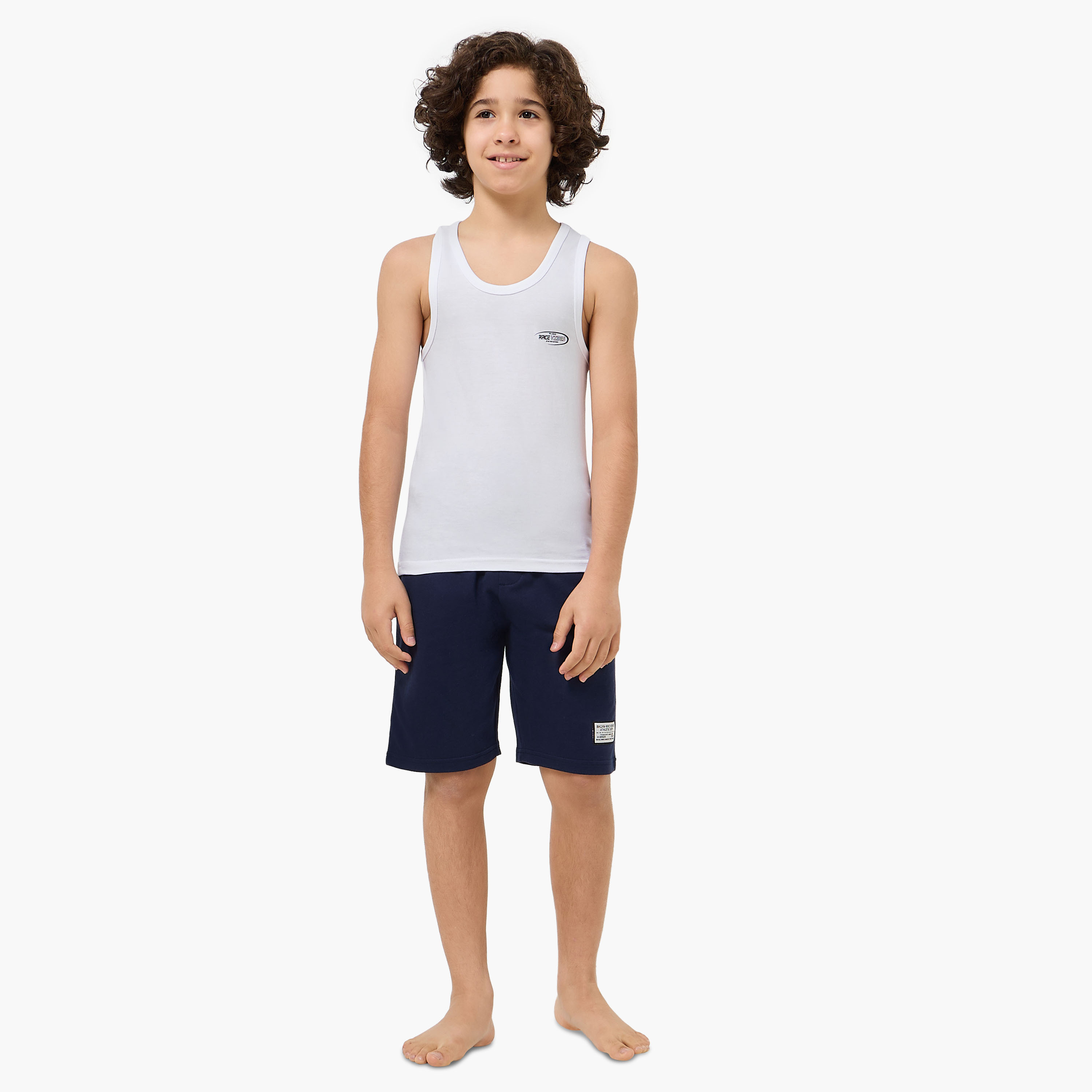 Pack of 3 Juniors Cotton Round Neck Vest with Print-boys-clothing-innerwear-vests-image-8