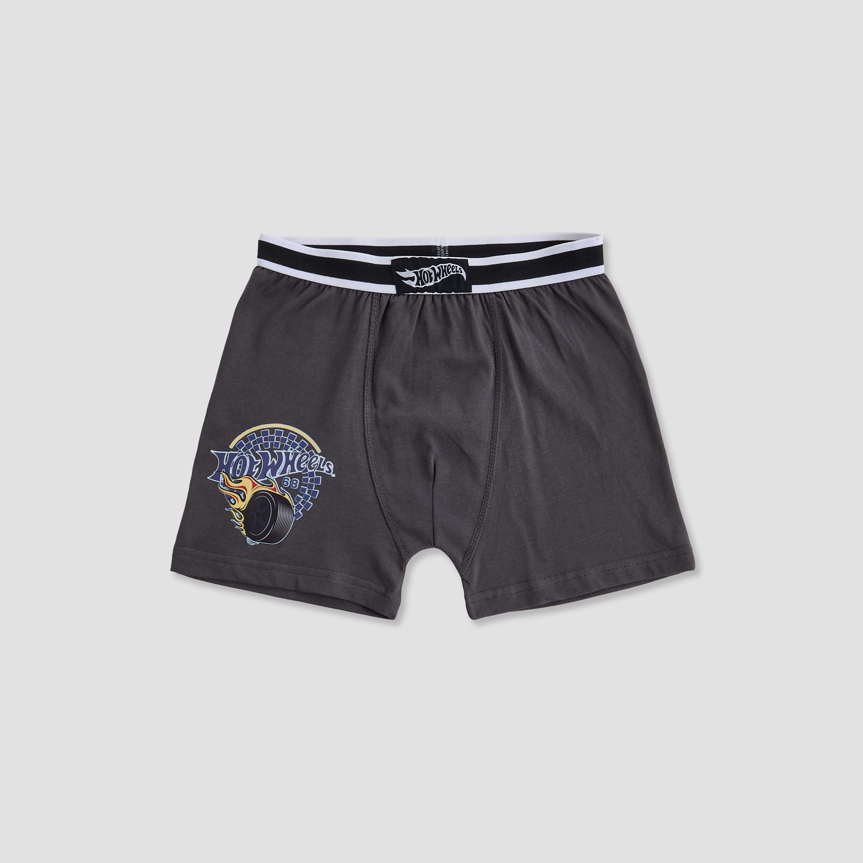 Pack of 3 Cotton Boxers with Hot Wheels Print-boys-clothing-innerwear-boxersandbriefs-image-3