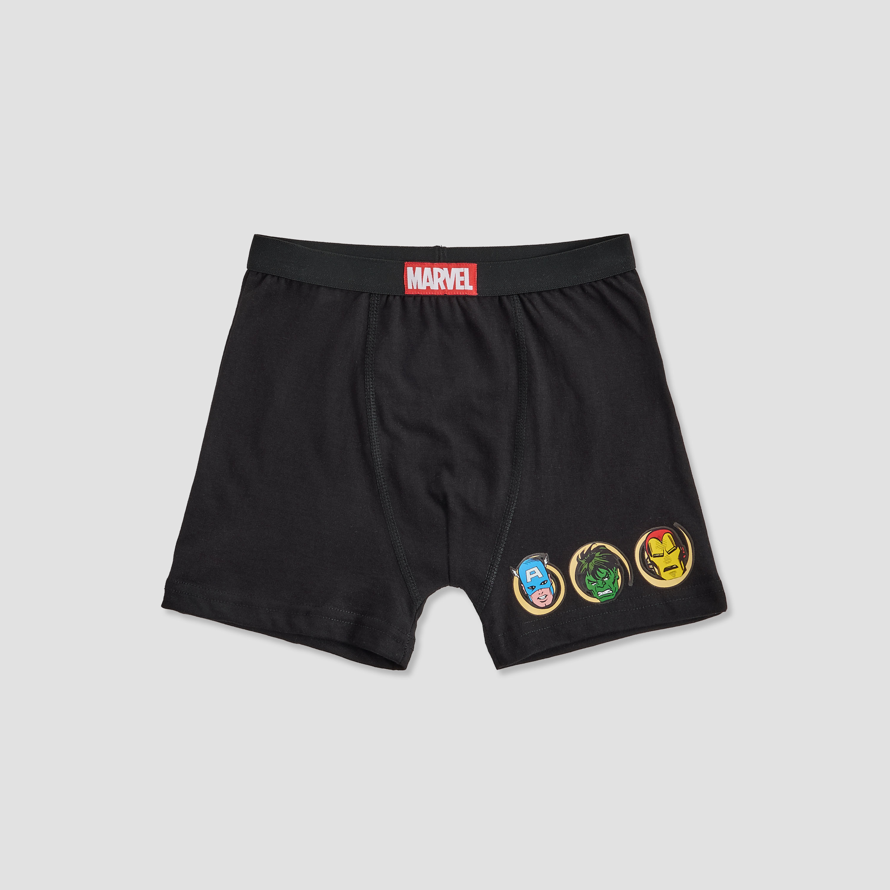 Pack of 3 Cotton Boxers with Avengers Print-boys-clothing-innerwear-boxersandbriefs-image-2