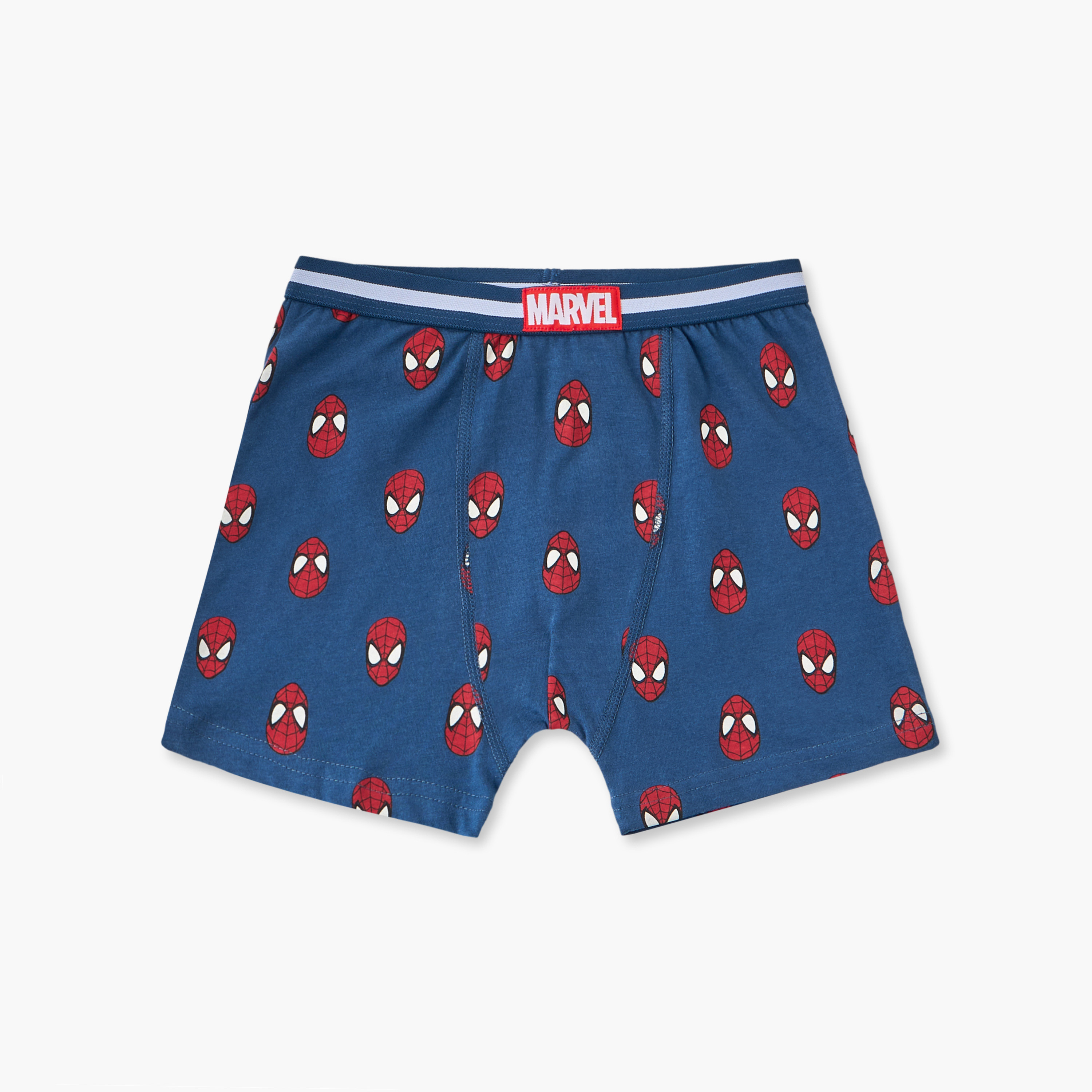 سراويل بوكسر قطن بطبعات سبايدرمان - طقم من 3 قطع-boys-clothing-innerwear-boxersandbriefs-image-2