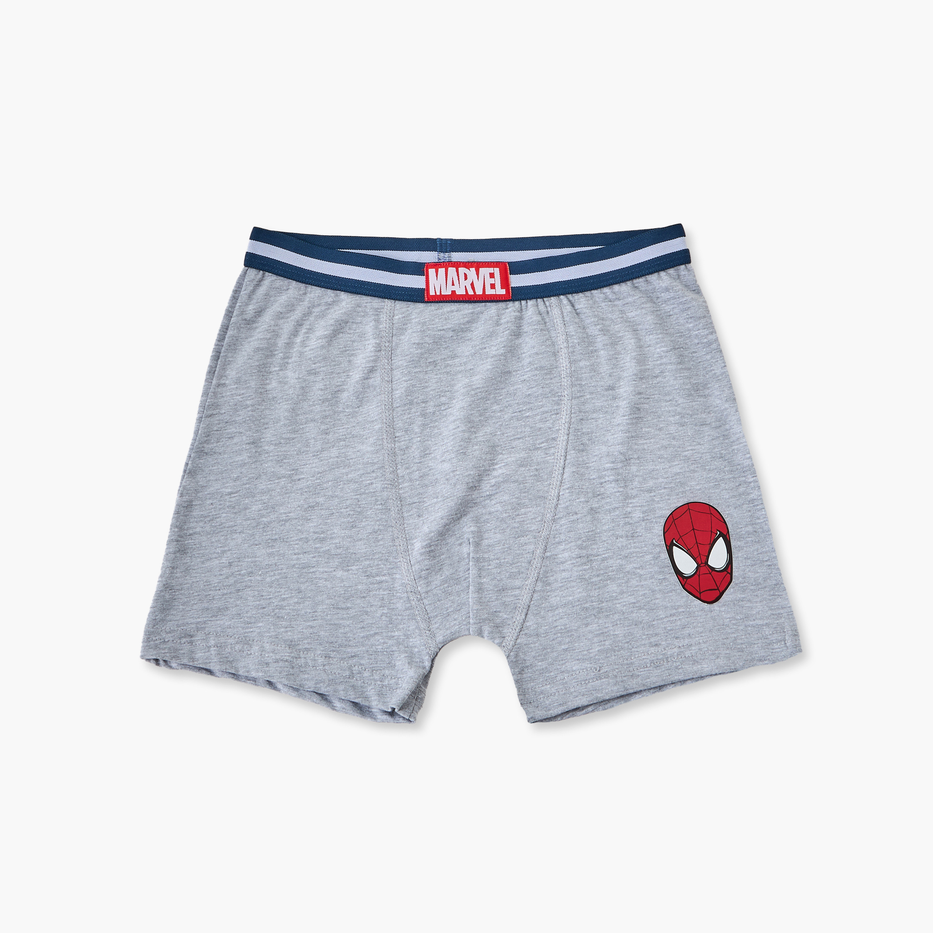 سراويل بوكسر قطن بطبعات سبايدرمان - طقم من 3 قطع-boys-clothing-innerwear-boxersandbriefs-image-4