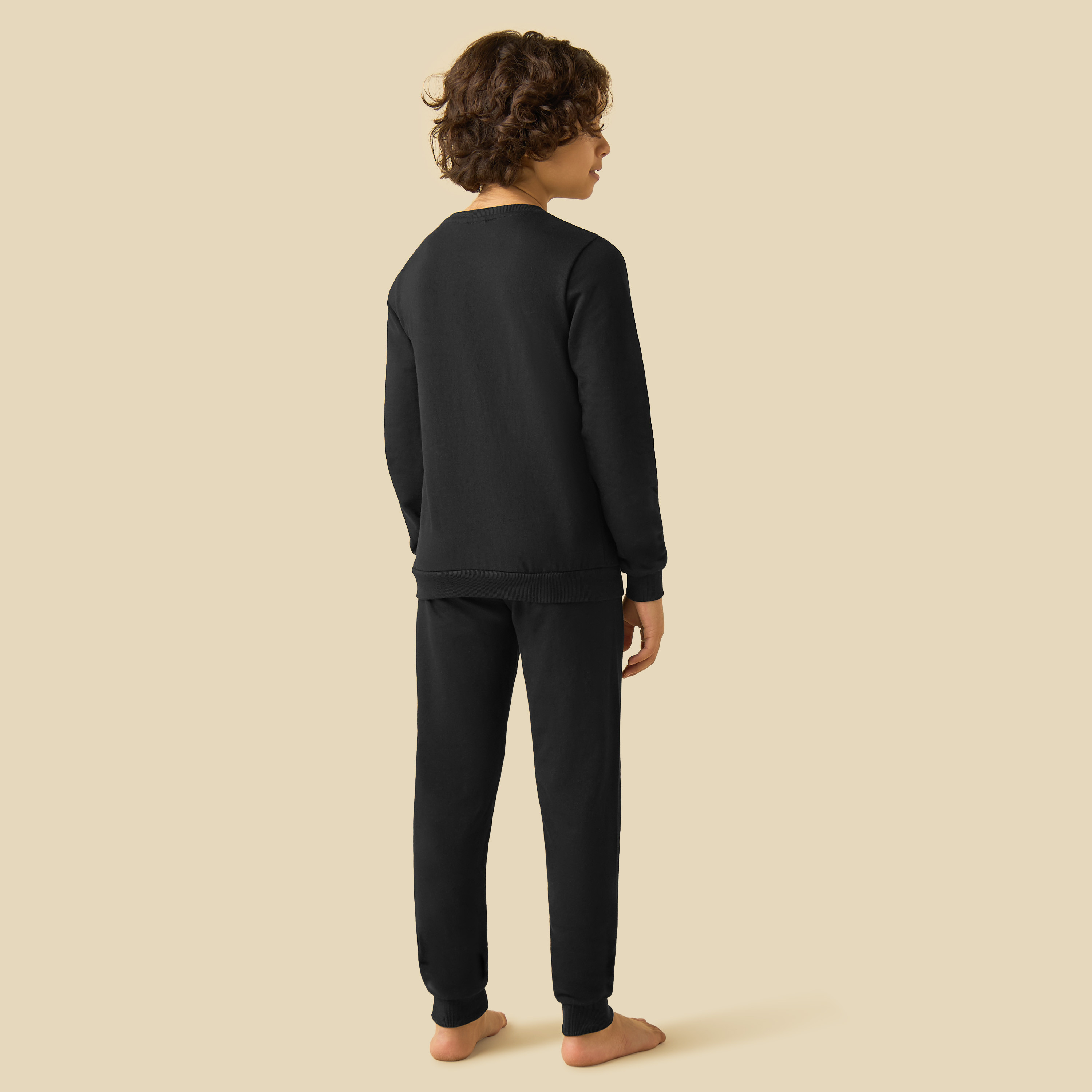 PlayStation Cotton Crew Neck Long Sleeves Pyjama Set with Graphic Print-boys-clothing-nightwear-image-4