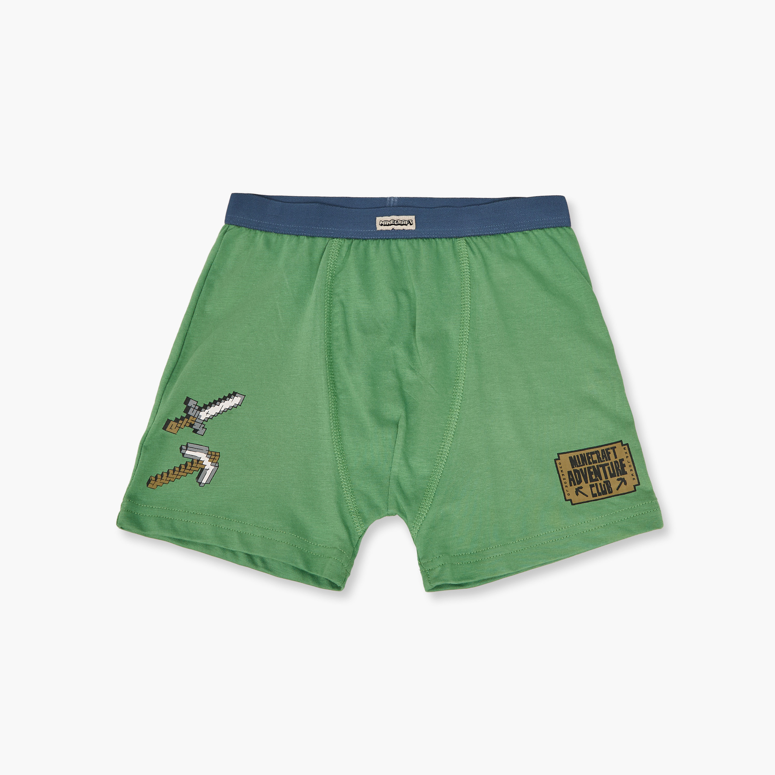 Pack of 3 Minecraft Boxer with Elastic Waistband-boys-clothing-innerwear-boxersandbriefs-image-3