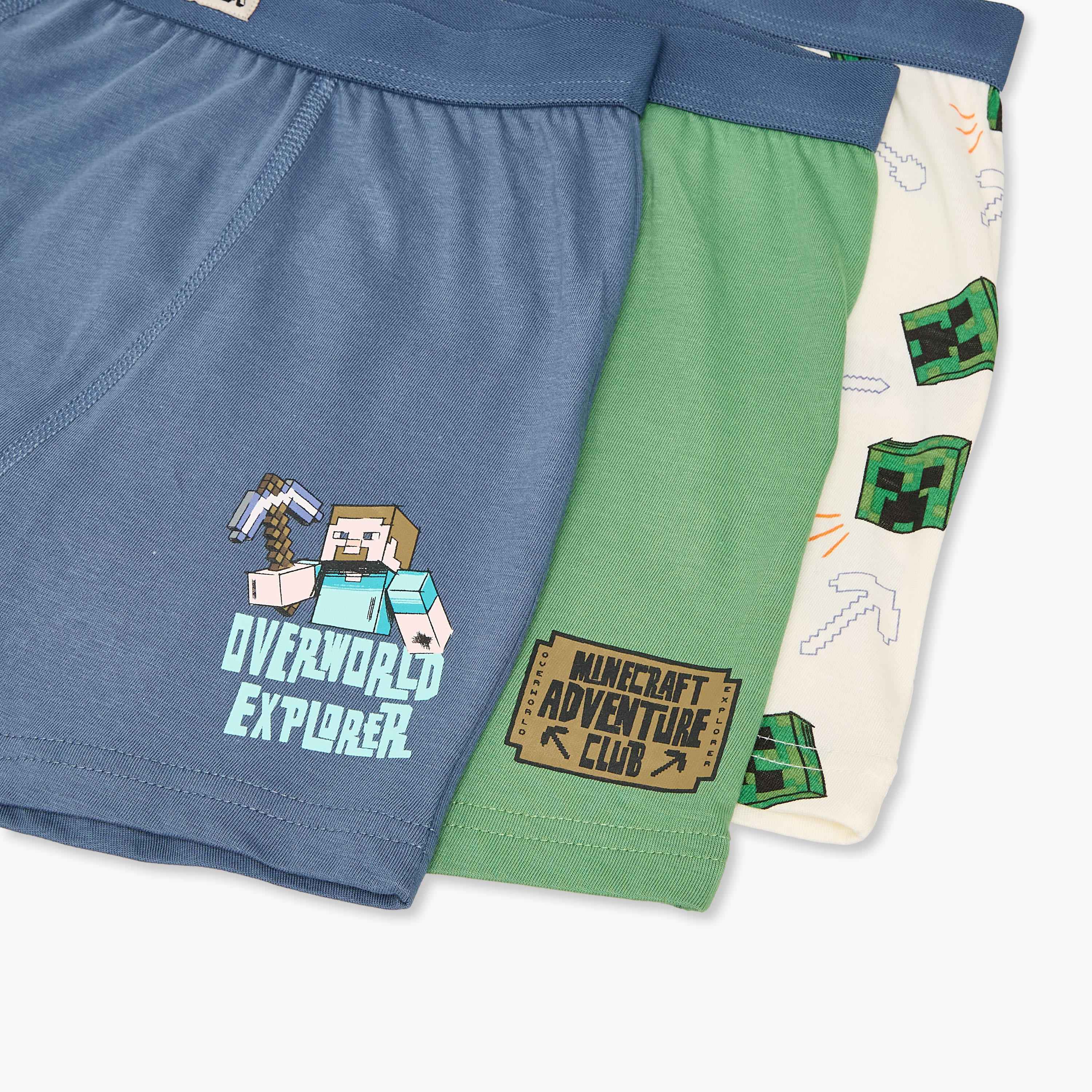 Pack of 3 Minecraft Boxer with Elastic Waistband-boys-clothing-innerwear-boxersandbriefs-image-6