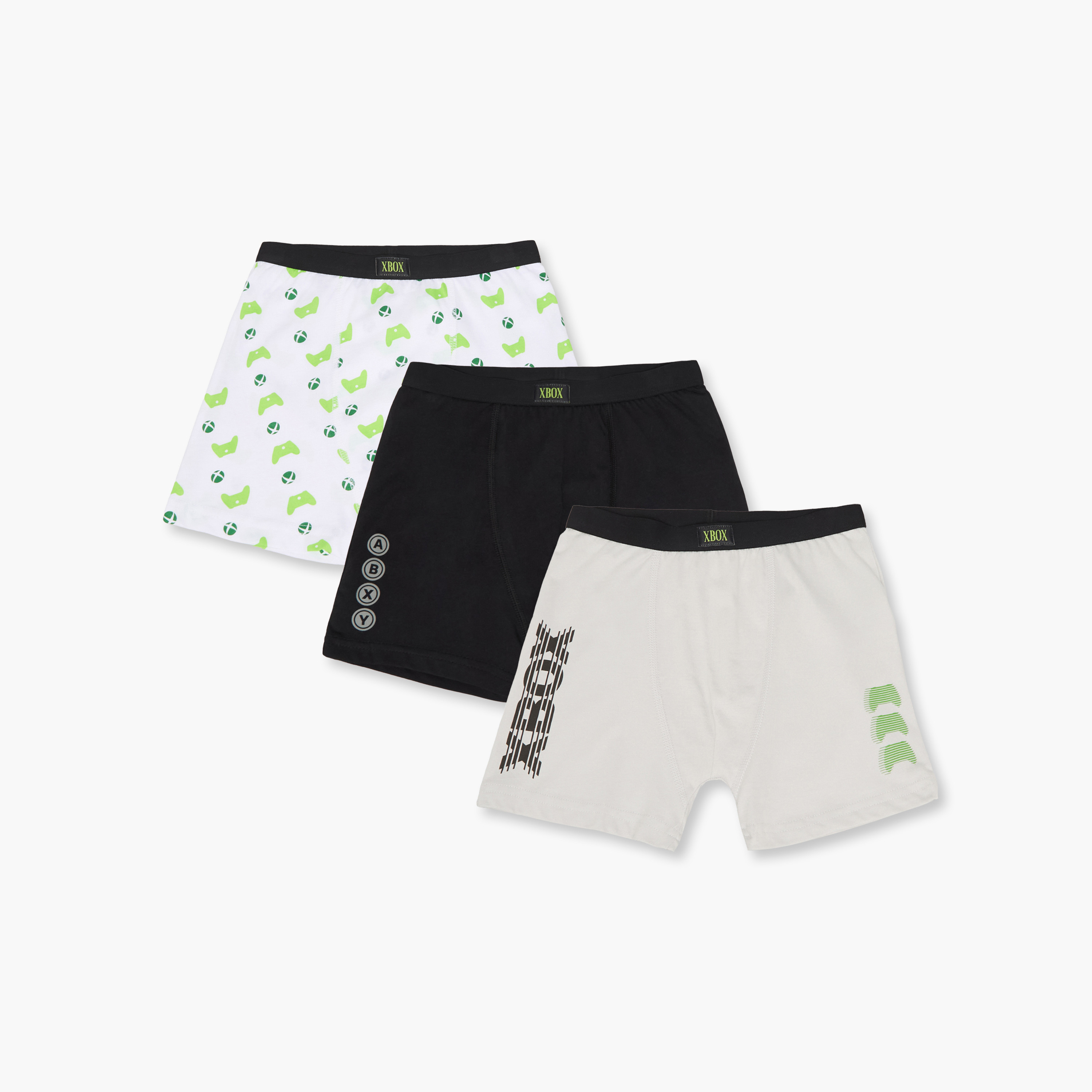 Pack of 3 Xbox Boxer with Elastic Waistband-boys-clothing-innerwear-boxersandbriefs-image-1