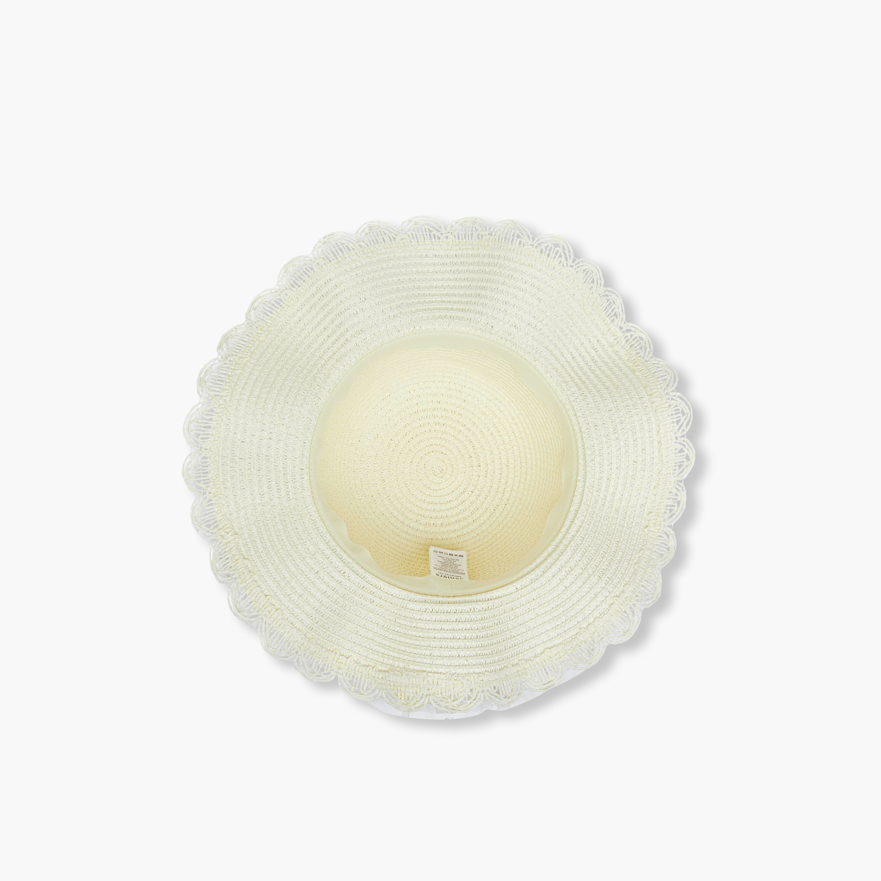 قبعة بحواف دانتيل من جونيورز-baby-girls-accessories-caps-image-1