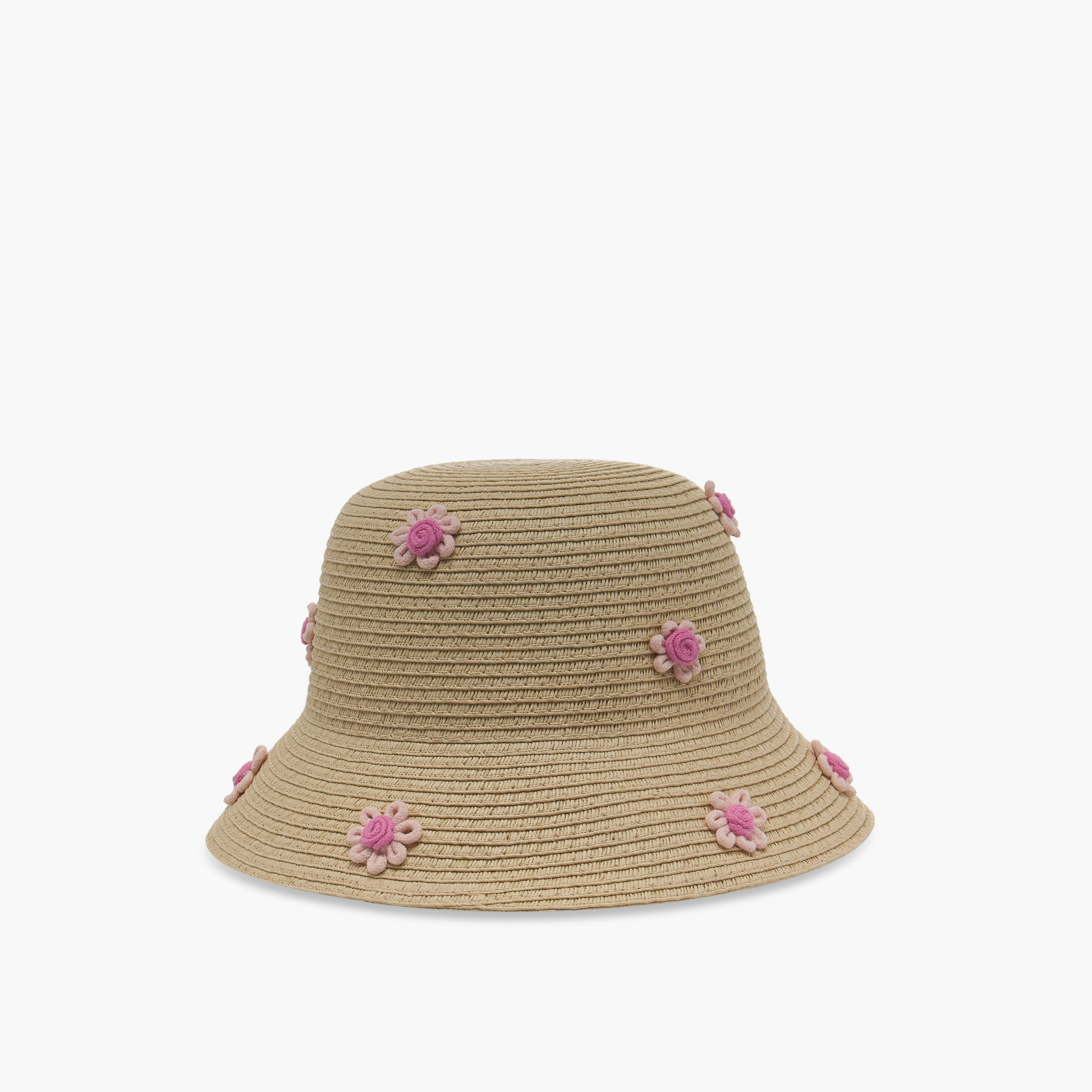 قبعة مزينة بتفاصيل زهور من جونيورز-baby-girls-accessories-caps-image-5