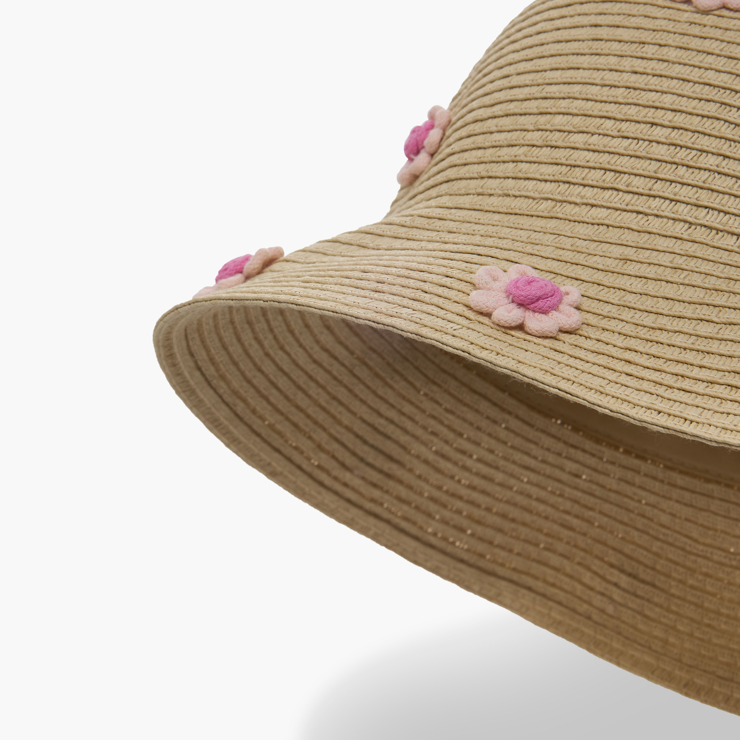 قبعة مزينة بتفاصيل زهور من جونيورز-baby-girls-accessories-caps-image-1
