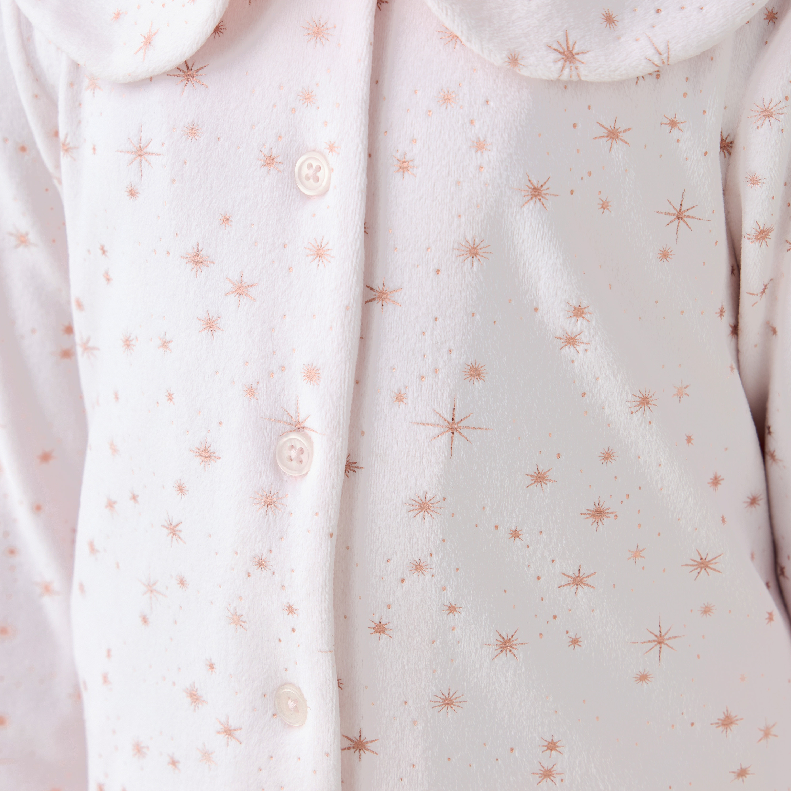 Juniors Cotton Peter Pan Collar Long Sleeves Pyjama Set with Star Print-baby-girls-clothing-nightwear-pyjamasets-image-5