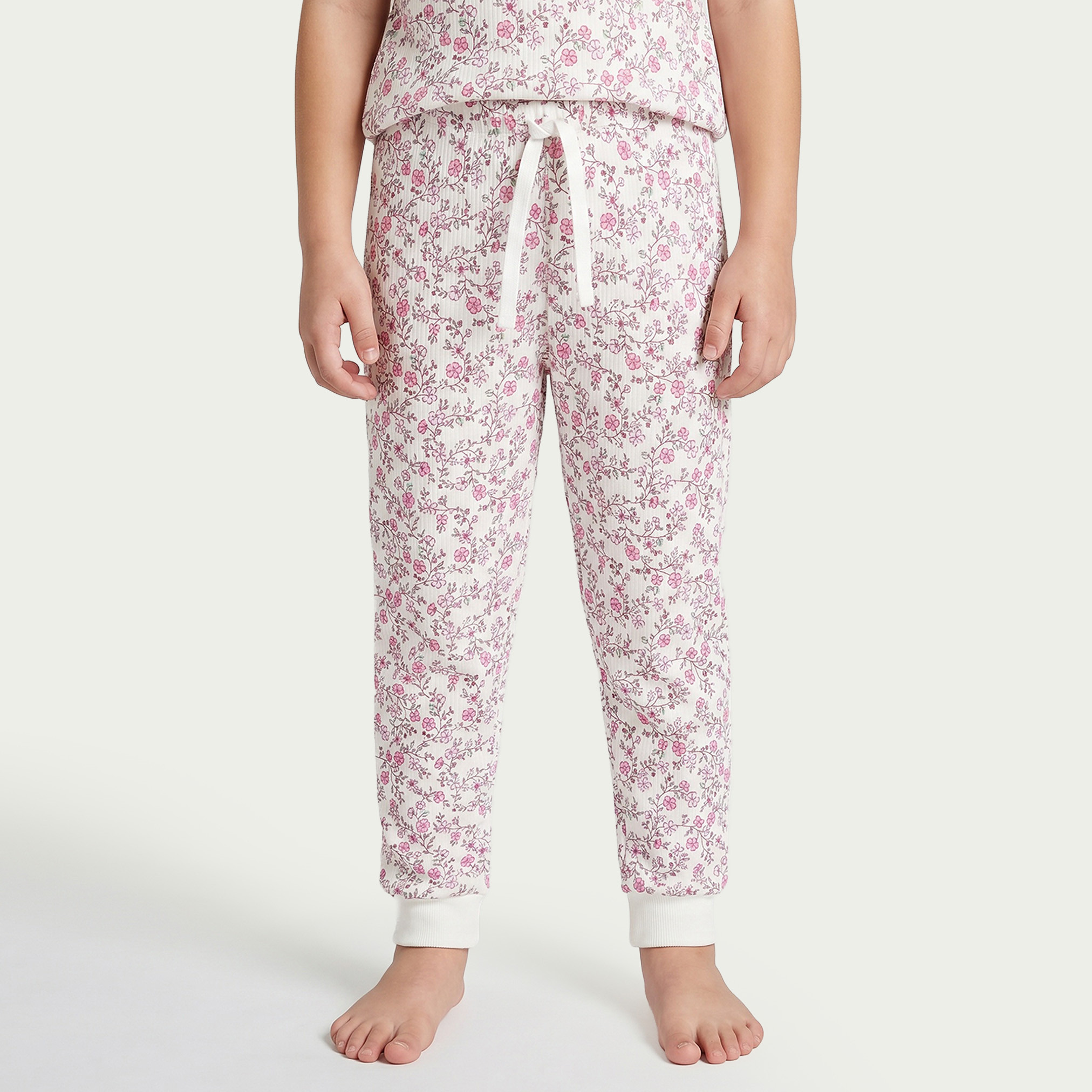 طقم بيجاما قطن بياقة مستديرة وأكمام قصيرة وطبعات من جونيورز-baby-girls-clothing-nightwear-pyjamasets-image-4