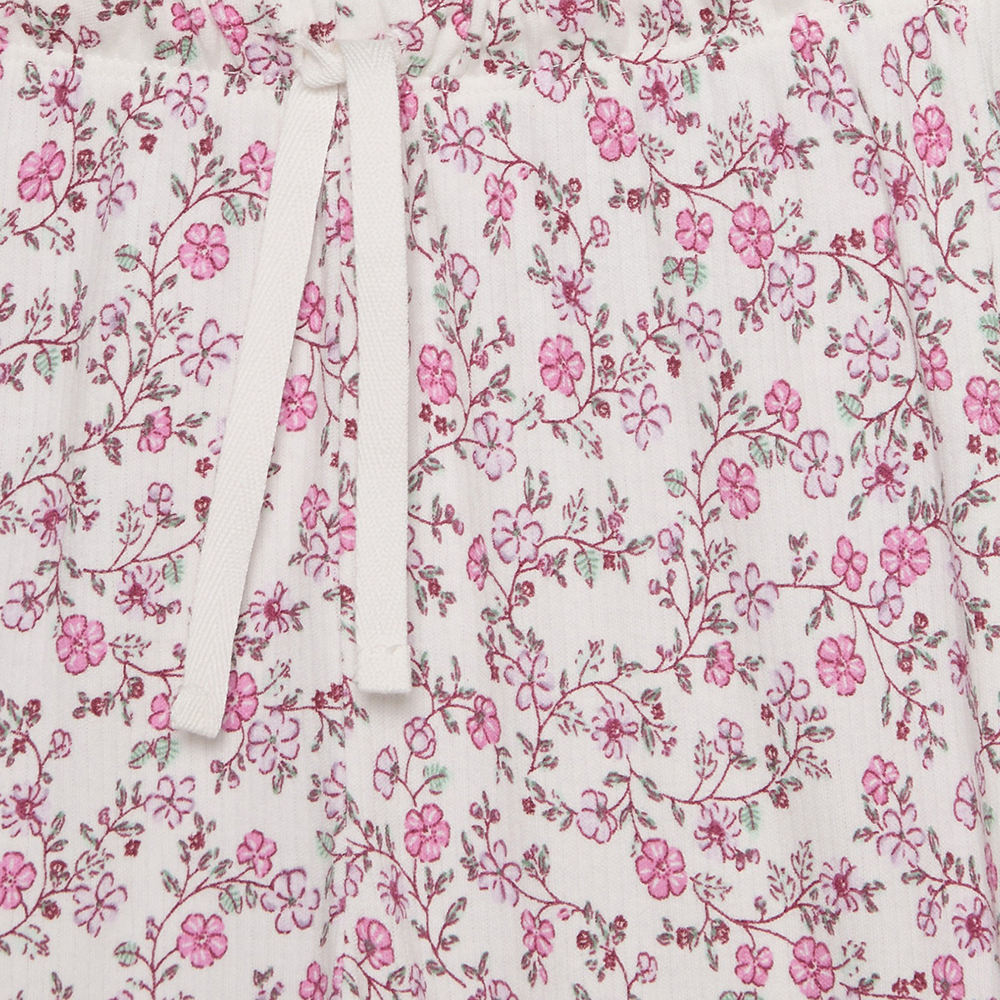 طقم بيجاما قطن بياقة مستديرة وأكمام قصيرة وطبعات من جونيورز-baby-girls-clothing-nightwear-pyjamasets-image-2